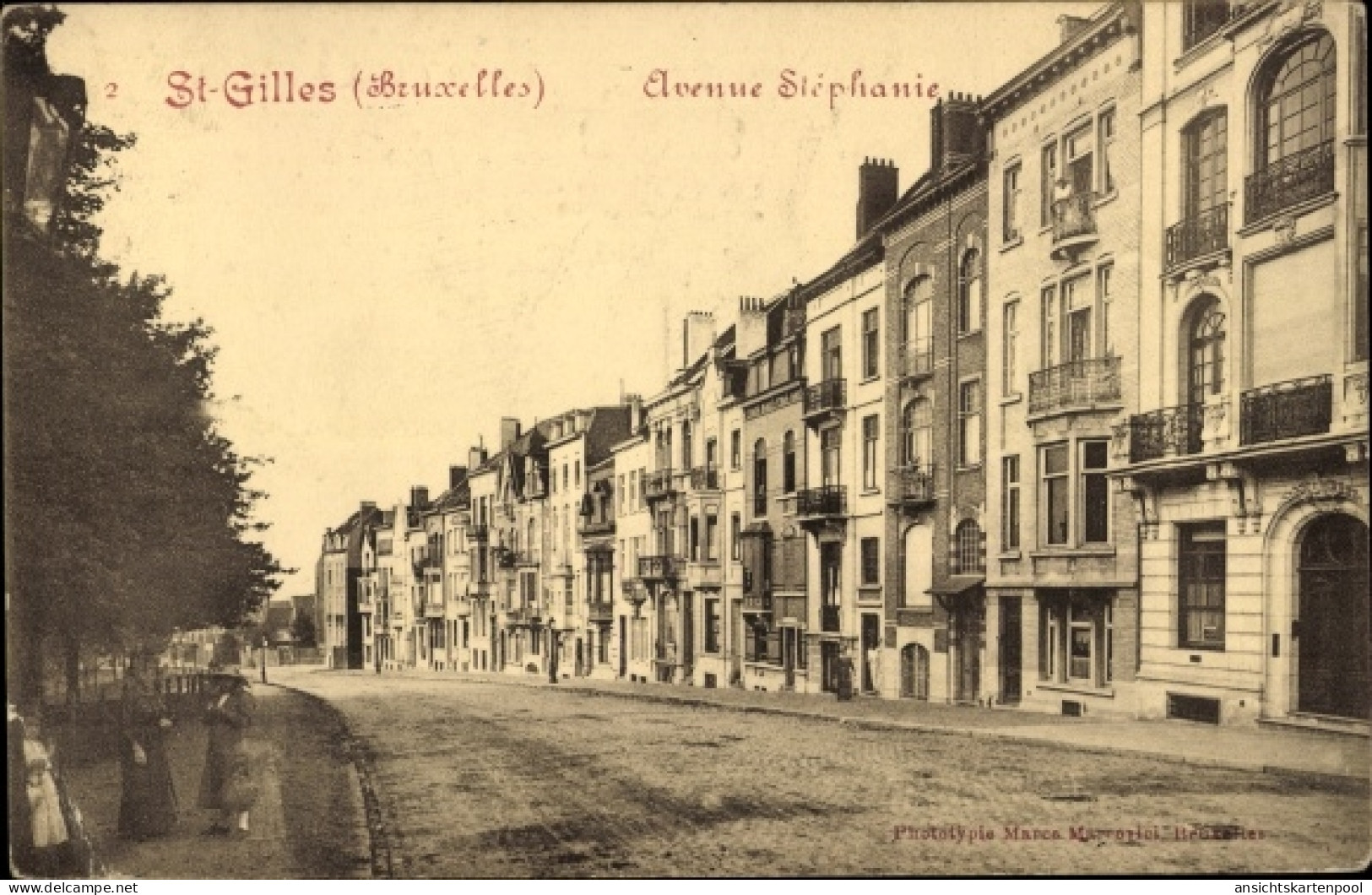 CPA Saint Gilles Sint Gillis Bruxelles Brüssel, Avenue Stephanie - Brüssel (Stadt)