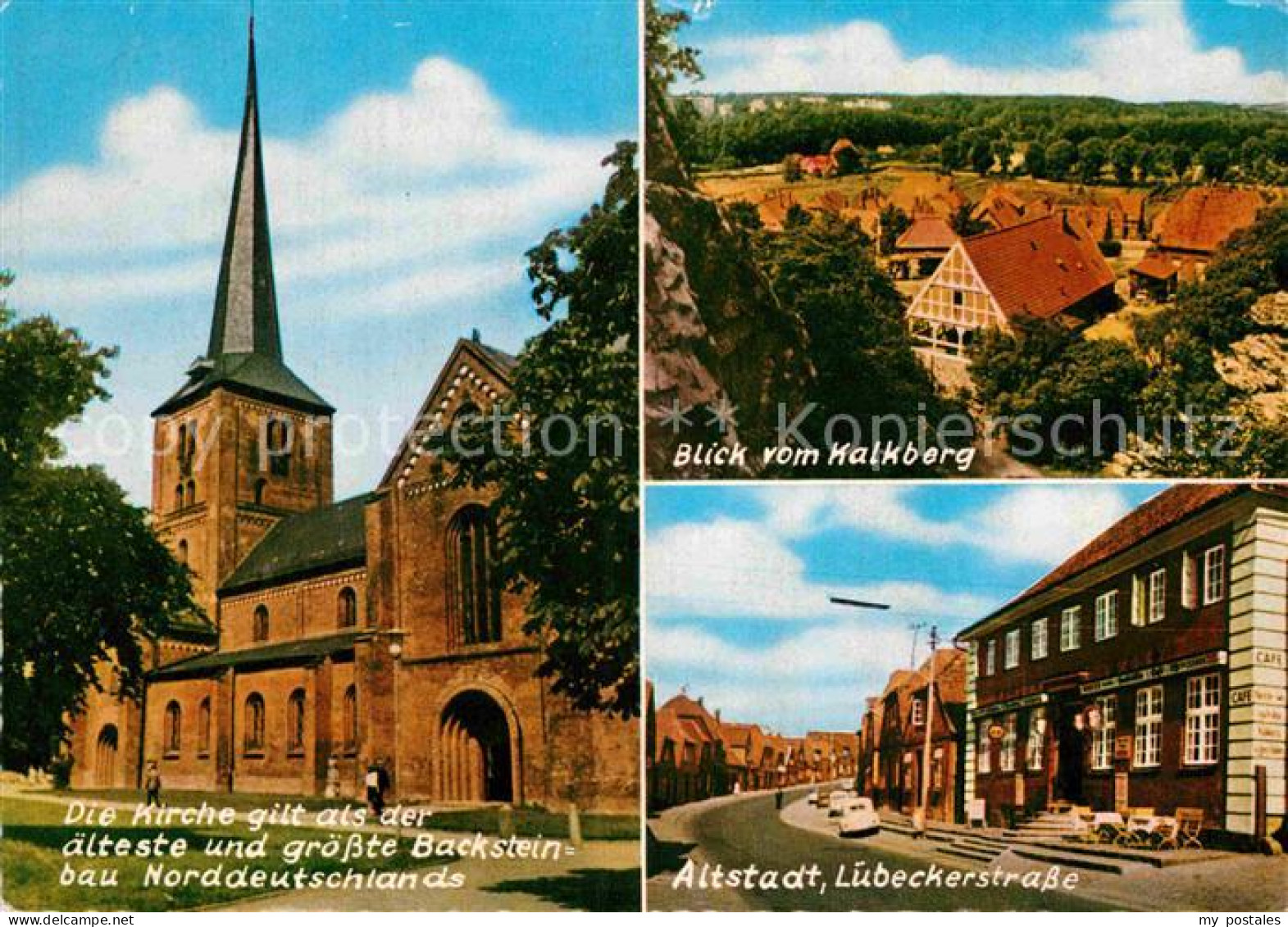 72832129 Bad Segeberg L?beckerstrasse Blick Vom Kalkberg Kirche Bad Segeberg - Bad Segeberg