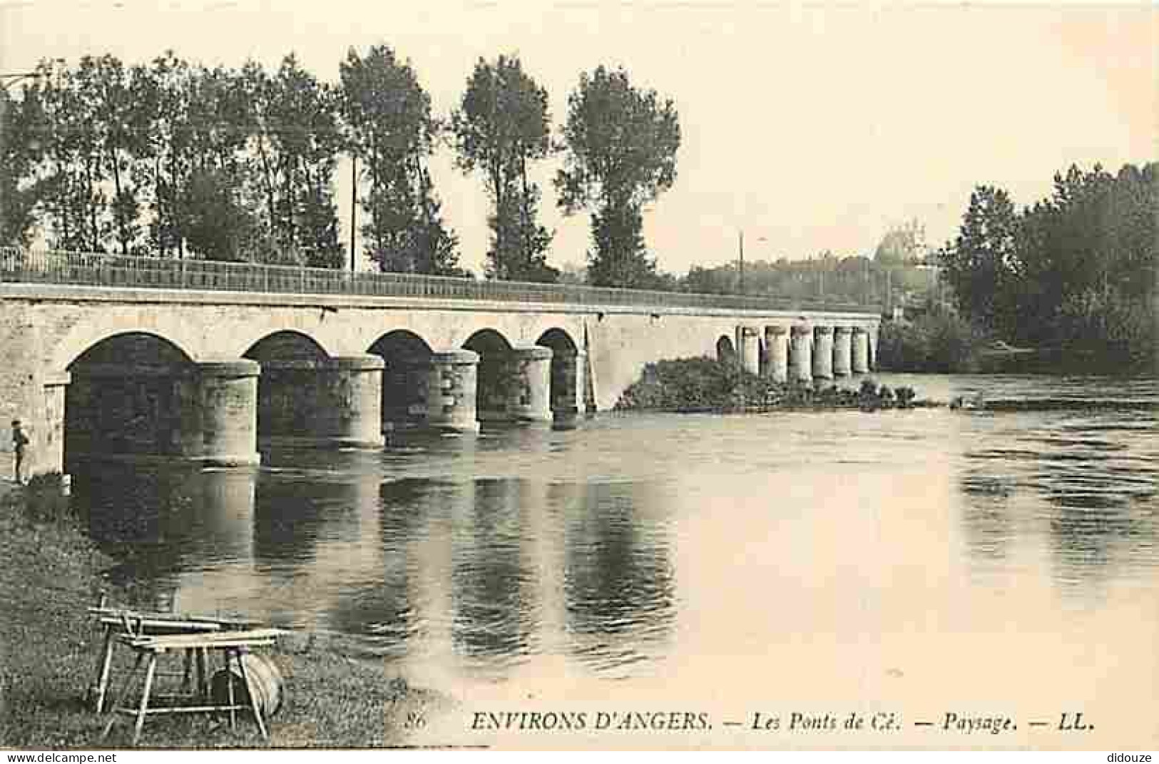 49 - Angers - Environs D'Angers - Les Ponts De Cé - Paysage - CPA - Voir Scans Recto-Verso - Angers