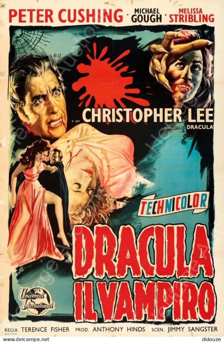 Cinema - Dracula Il Vampiro - Illustration Vintage - Affiche De Film - CPM - Carte Neuve - Voir Scans Recto-Verso - Affiches Sur Carte