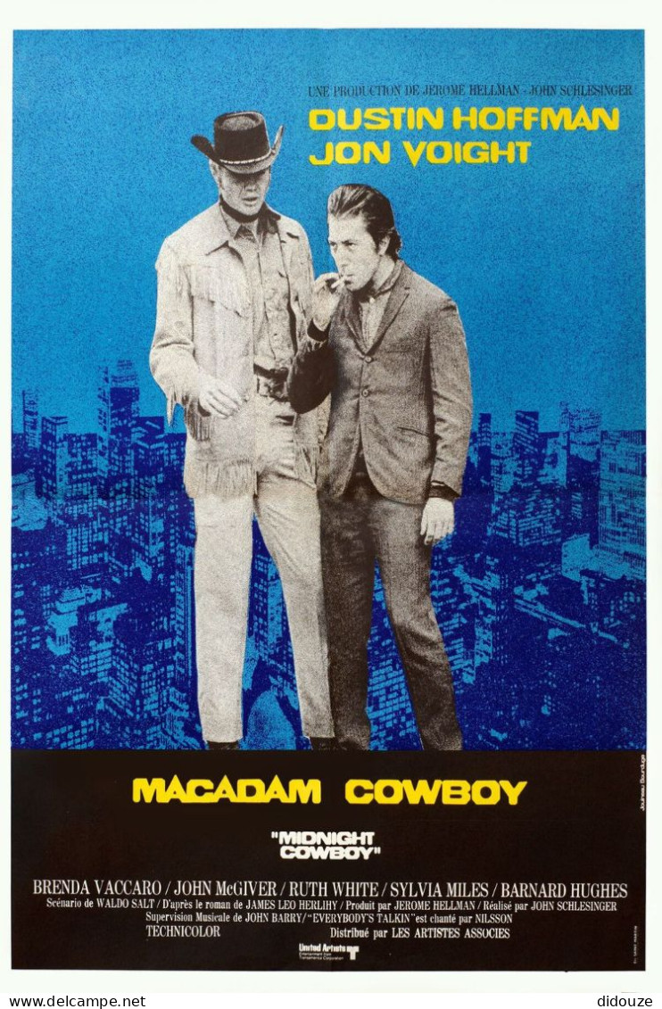 Cinema - Macadam Cowboy - Dustin Hoffman - Jon Voight - Affiche De Film - CPM - Carte Neuve - Voir Scans Recto-Verso - Affiches Sur Carte