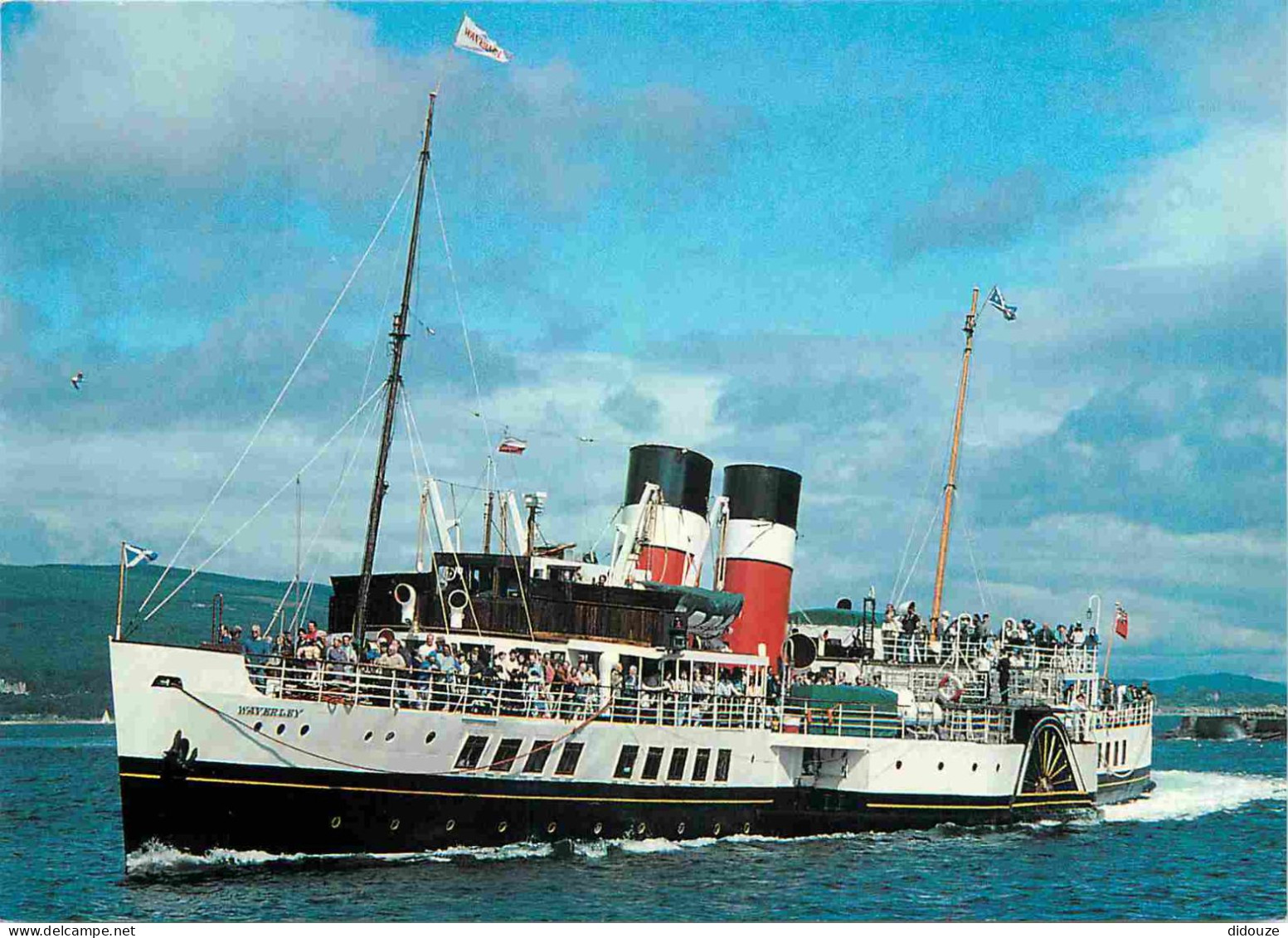 Bateaux - Bateaux Promenade - Paddle Steamer Waverley Arriving At Rothesay - Isle Of Bute - CPM - Carte Neuve - Voir Sca - Autres & Non Classés