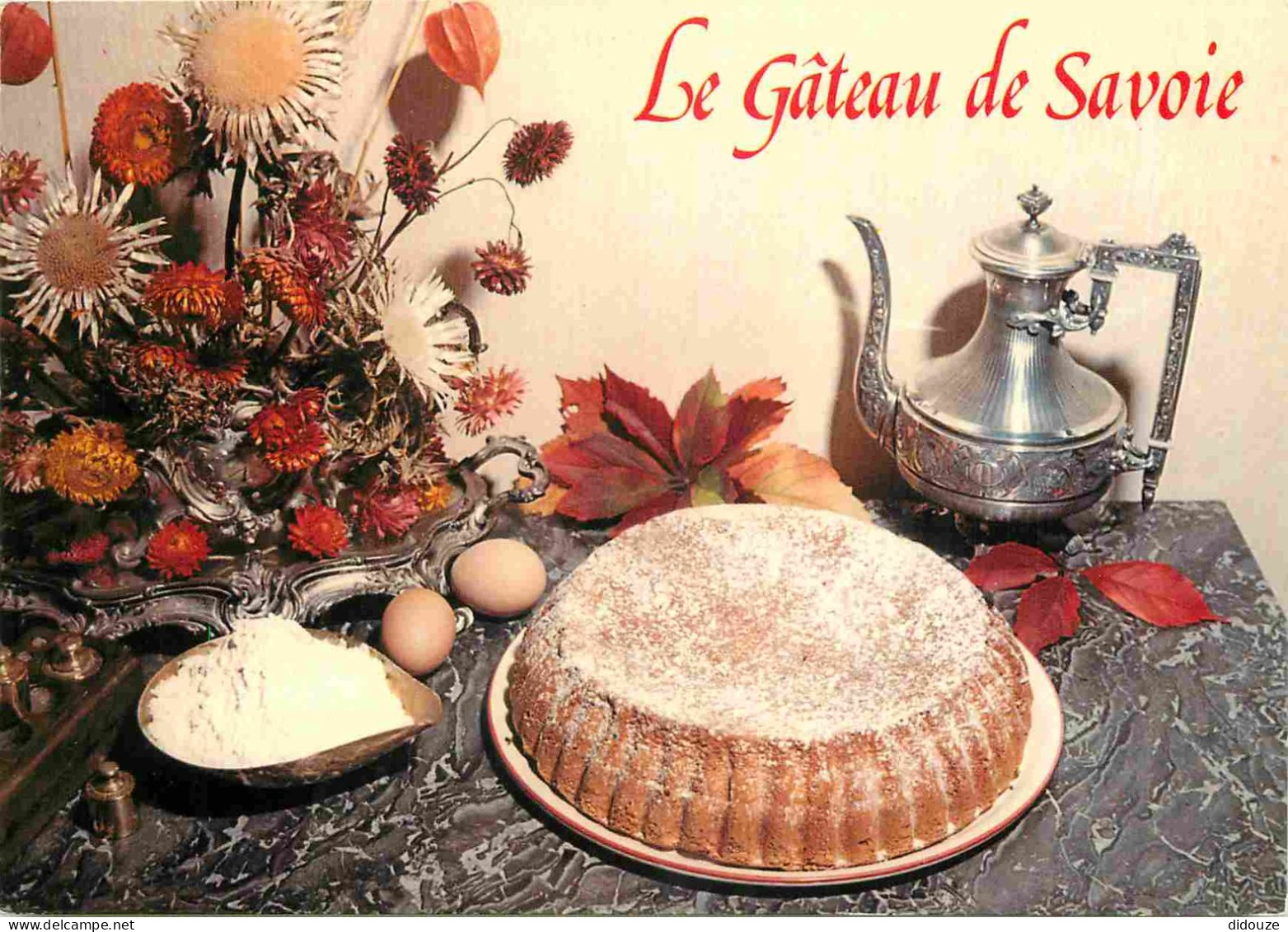 Recettes De Cuisine - Gateau De Savoie - Gastronomie - CPM - Carte Neuve - Voir Scans Recto-Verso - Recipes (cooking)