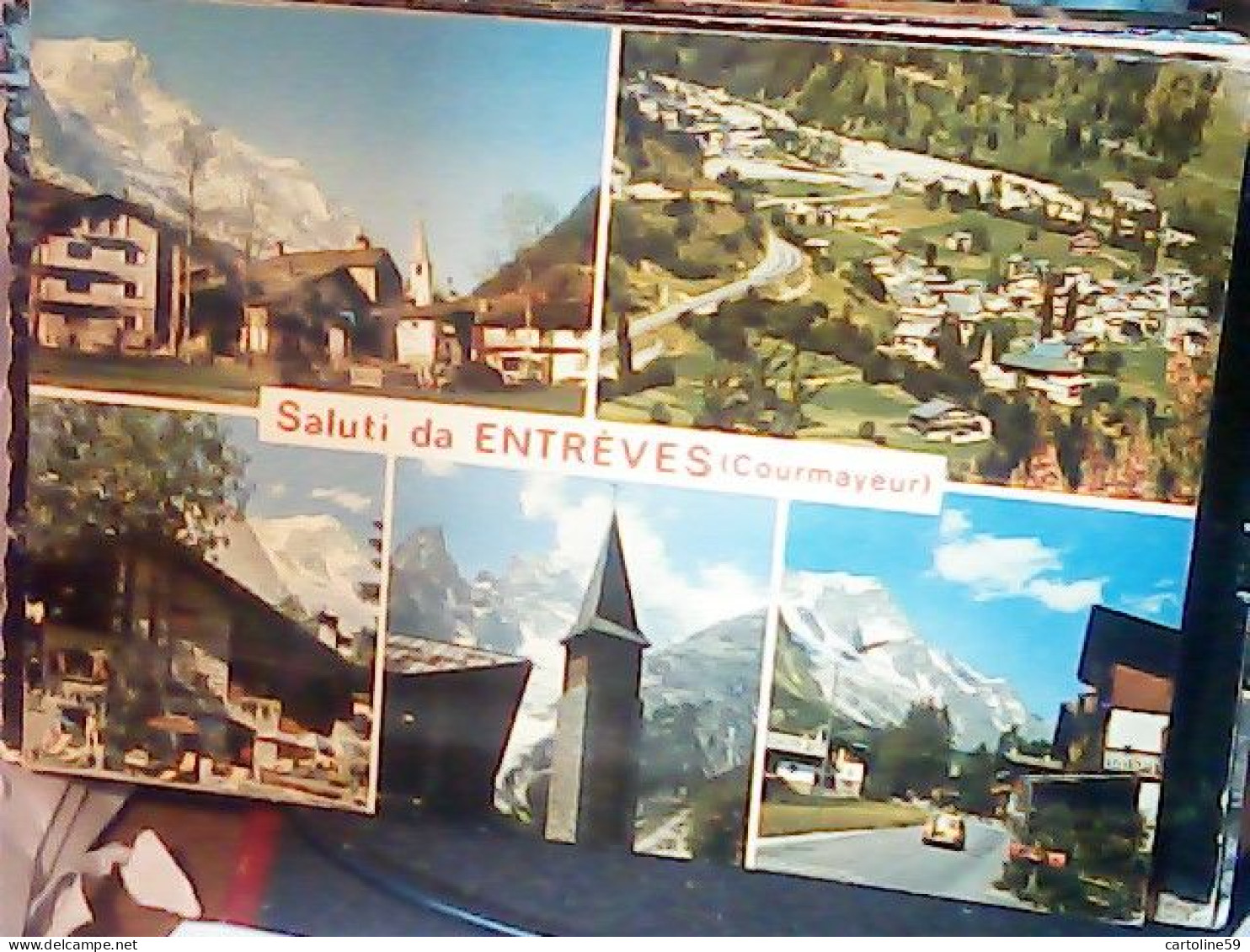 106 CARD cards Val d'Aosta:vrie localita LOTTO BELLO  VBN1935< JV6514
