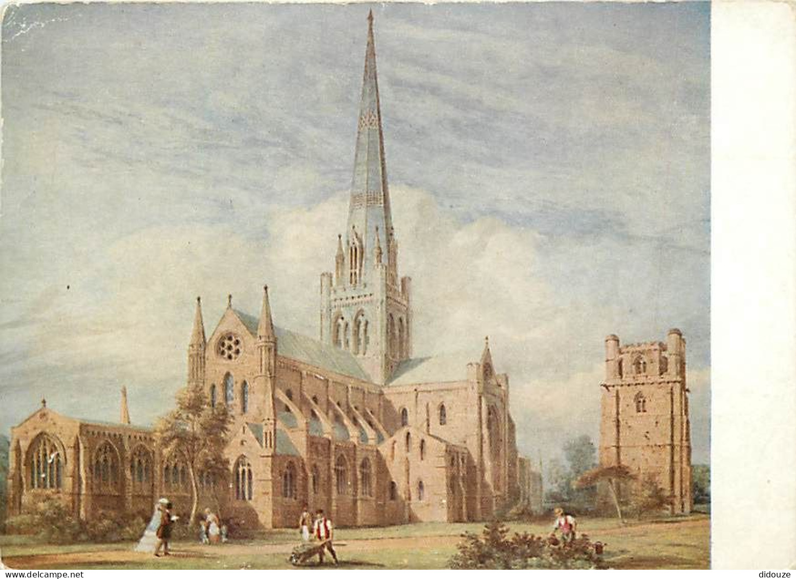 Art - Peinture - O B Carter - Chichester Cathedral From The North-East - CPM - Voir Scans Recto-Verso - Paintings