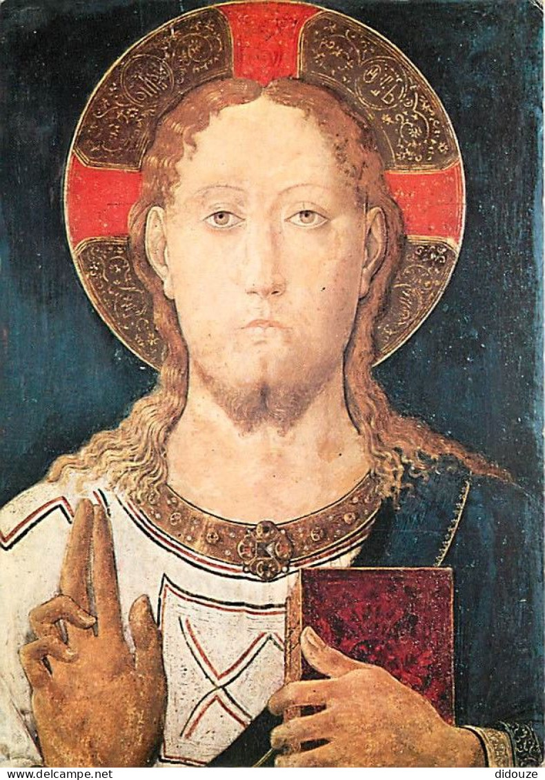 Art - Peinture Religieuse - Piero Della Francesca - Christ Bénissant - Bayonne, Musée Bonnat - CPM - Carte Neuve - Voir  - Schilderijen, Gebrandschilderd Glas En Beeldjes