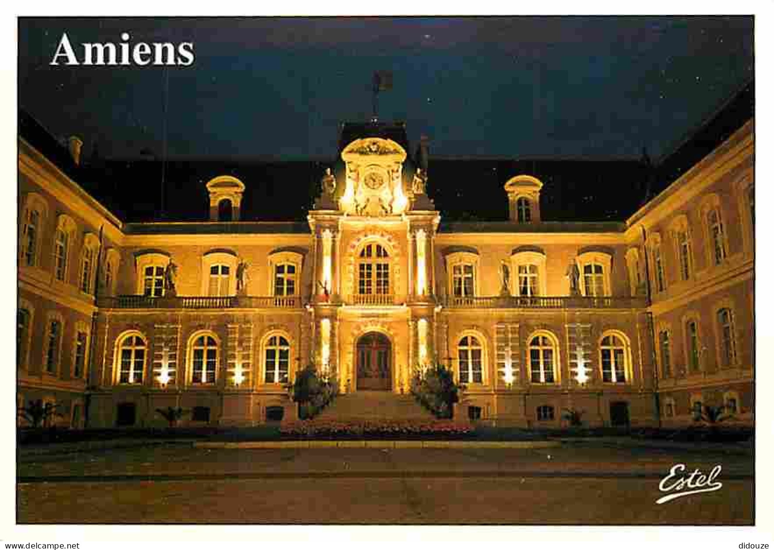 80 - Amiens - L'Hôtel De Ville - Vue De Nuit - CPM - Voir Scans Recto-Verso - Amiens