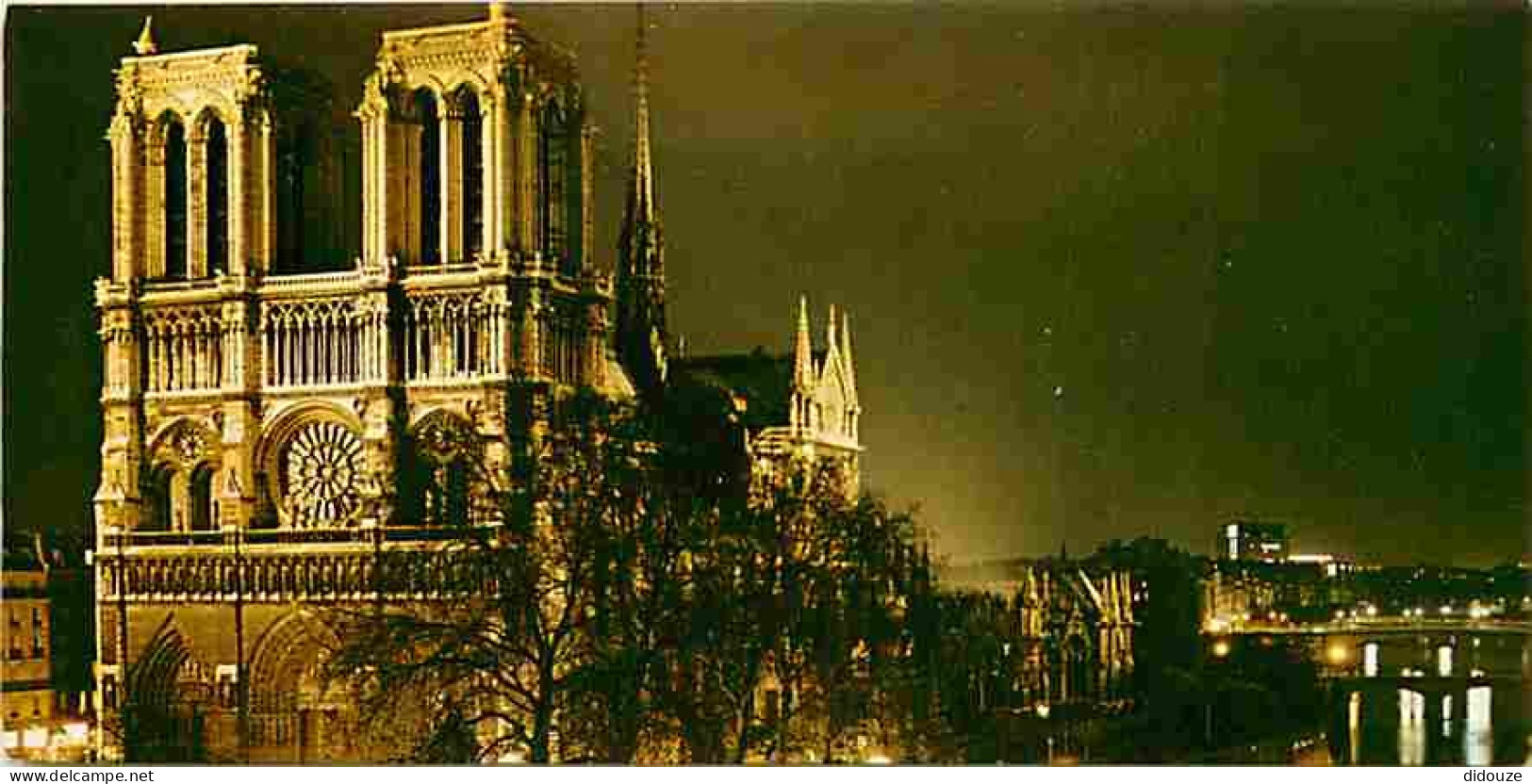 75 - Paris - Cathédrale Notre Dame - Vue De Nuit - Carte Neuve - CPM - Voir Scans Recto-Verso - Notre Dame Von Paris