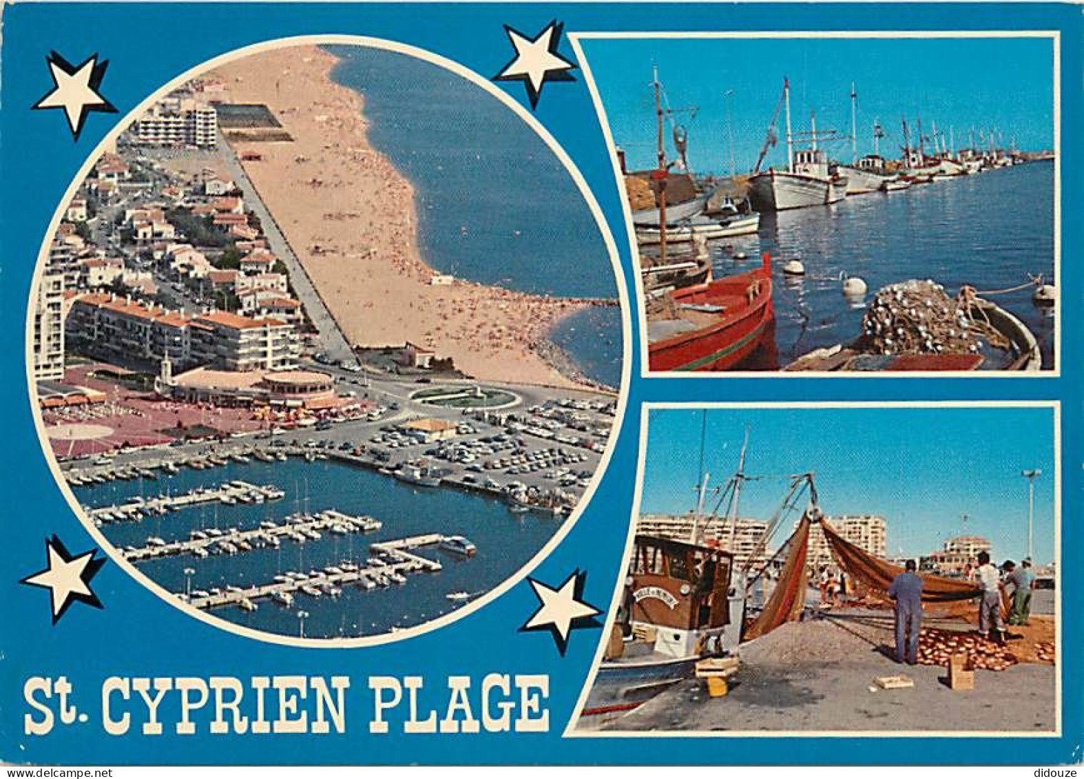 66 - Saint Cyprien - Multivues - Bateaux - Pecheurs - CPM - Voir Scans Recto-Verso - Saint Cyprien