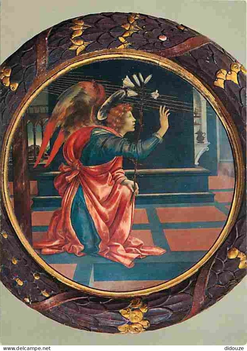 Art - Peinture Religieuse - Gimignano - Filippino Lippi - L'Ange Gabriel - CPM - Voir Scans Recto-Verso - Paintings, Stained Glasses & Statues