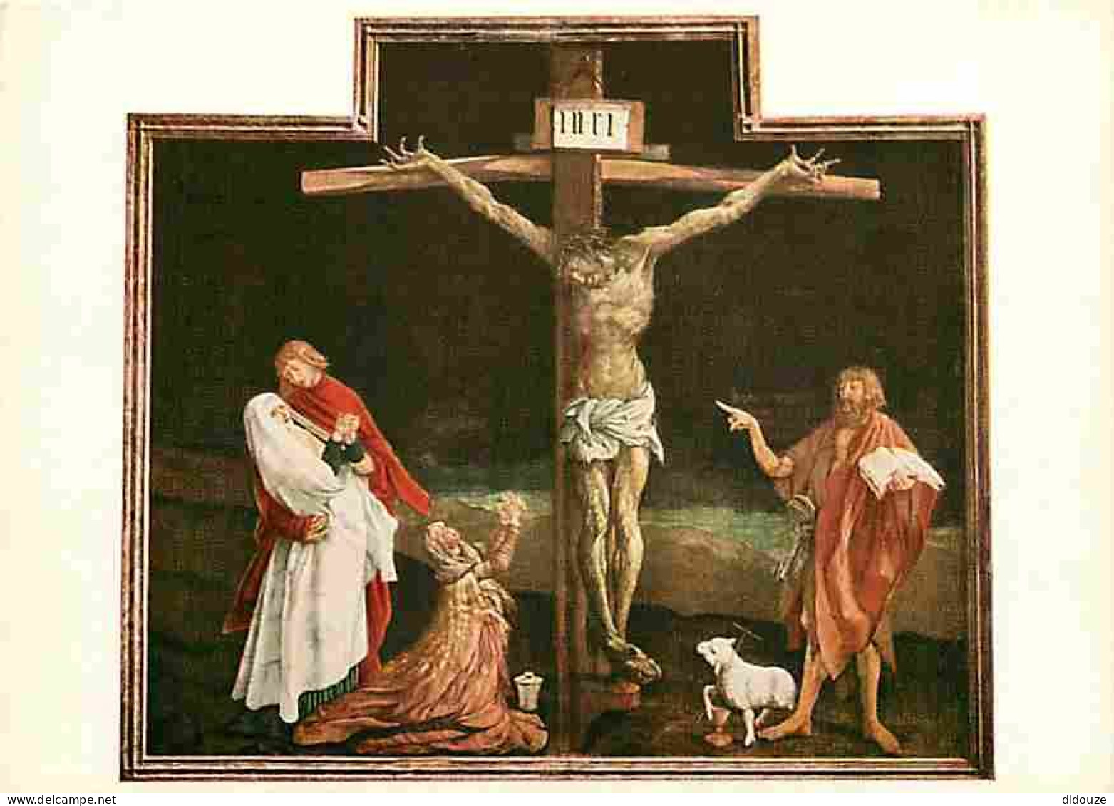 Art - Peinture Religieuse - Mathias Grunewald - Crucifixion - Colmar - Musée D'Unterlinden - Carte Neuve - CPM - Voir Sc - Schilderijen, Gebrandschilderd Glas En Beeldjes