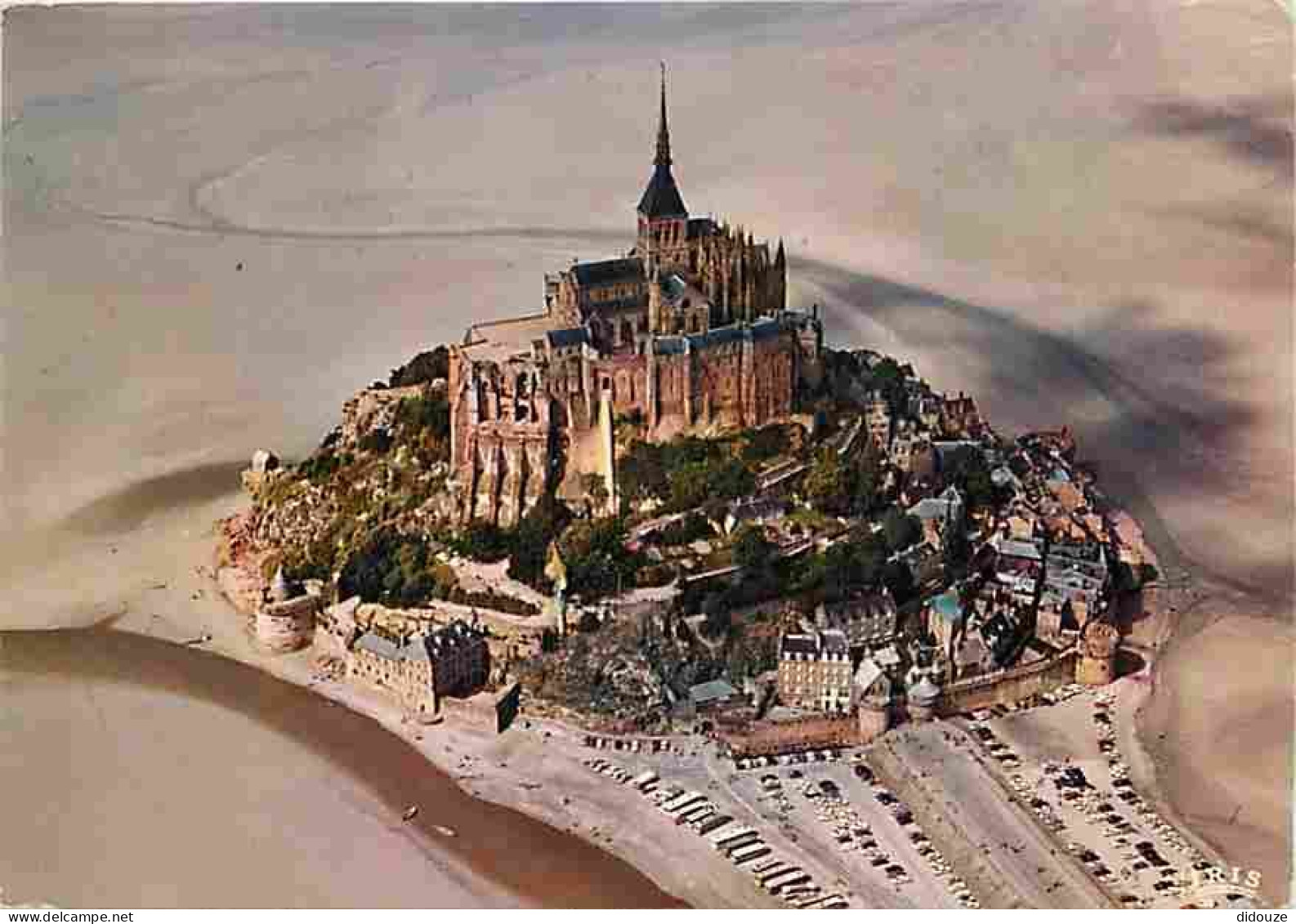 50 - Le Mont Saint Michel - Vue Générale Aérienne - Flamme Postale - CPM - Voir Scans Recto-Verso - Le Mont Saint Michel