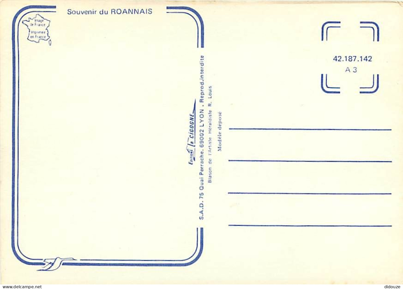 42 - Loire - Le Roannais - Multivues - Blasons - Carte Neuve - CPM - Voir Scans Recto-Verso - Andere & Zonder Classificatie