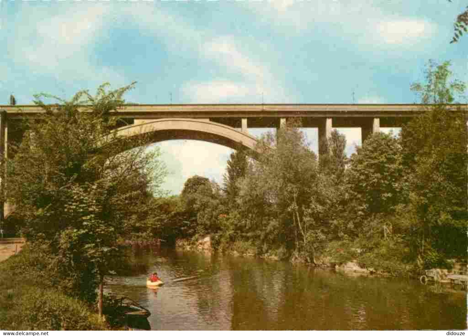 94 - Val De Marne - Nogent - Le Perreux - Champigny - Le Viaduc Sur La Marne - Carte Dentelée - CPSM Grand Format - Voir - Altri & Non Classificati