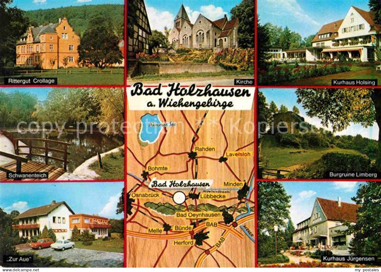 72832056 Bad Holzhausen Luebbecke Kurhaeuser Holsing Juergensen Burgruine-Limber - Getmold