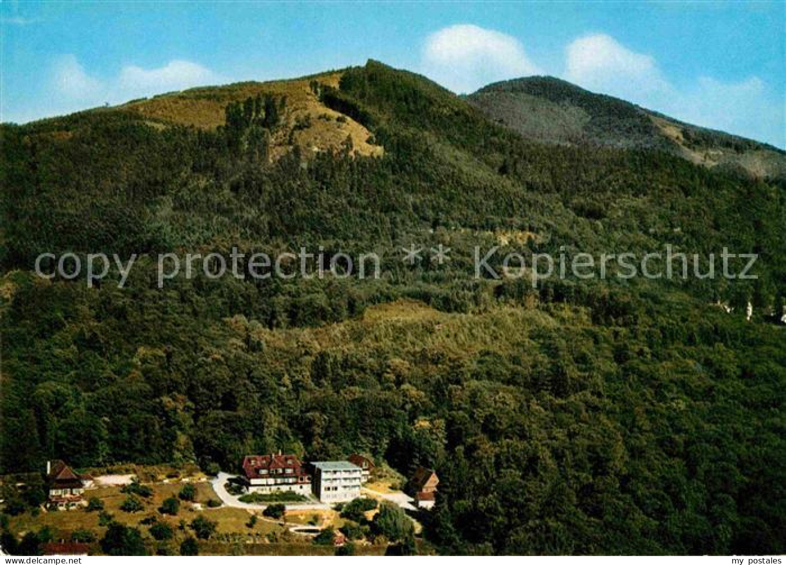 72832025 Badenweiler Sanatorium Sonneneck Kurort Schwarzwald Fliegeraufnahme Bad - Badenweiler