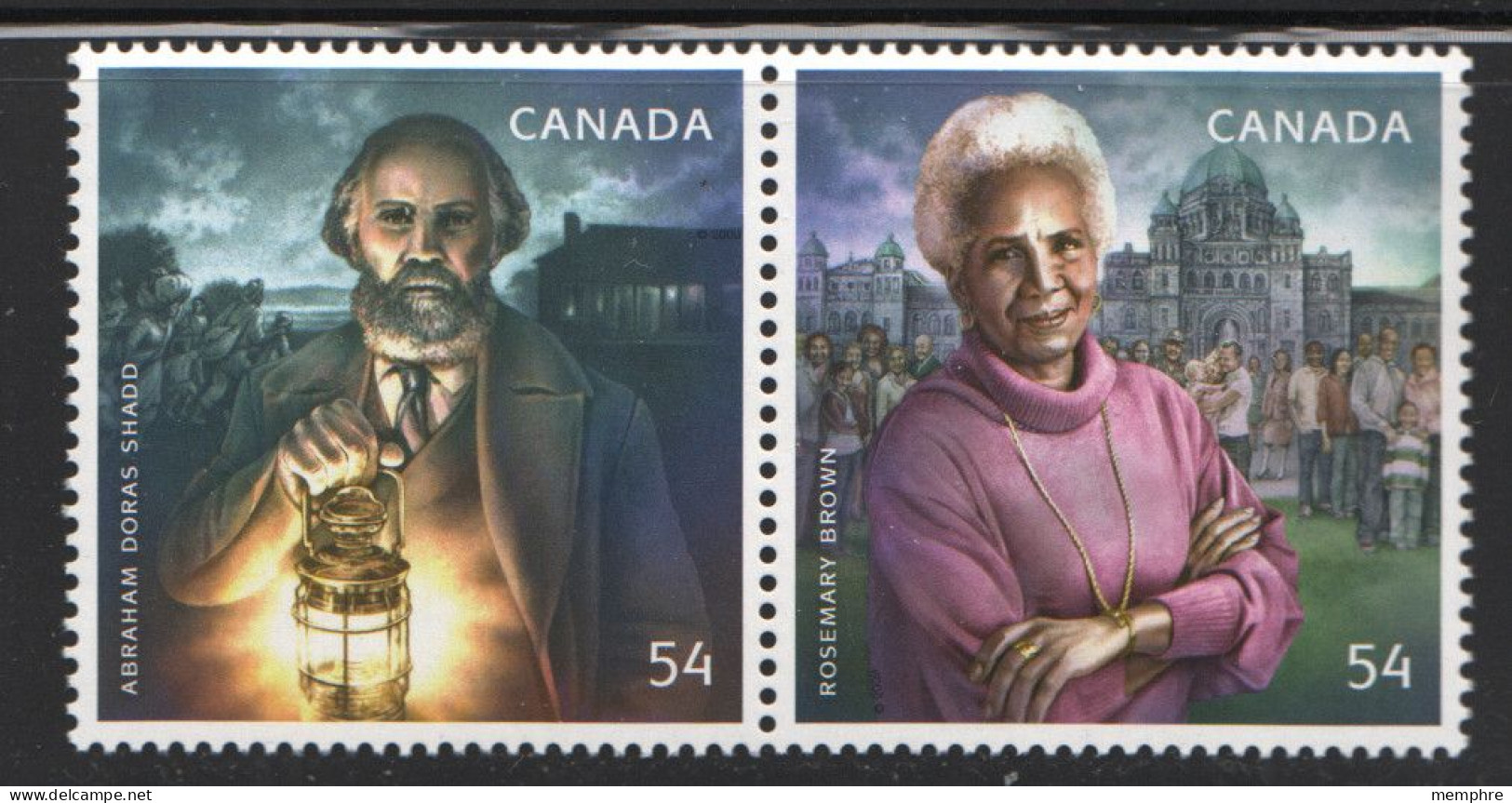 2009  Black History Month - Se-tenant Pair Sc 2316a  MNH - Neufs