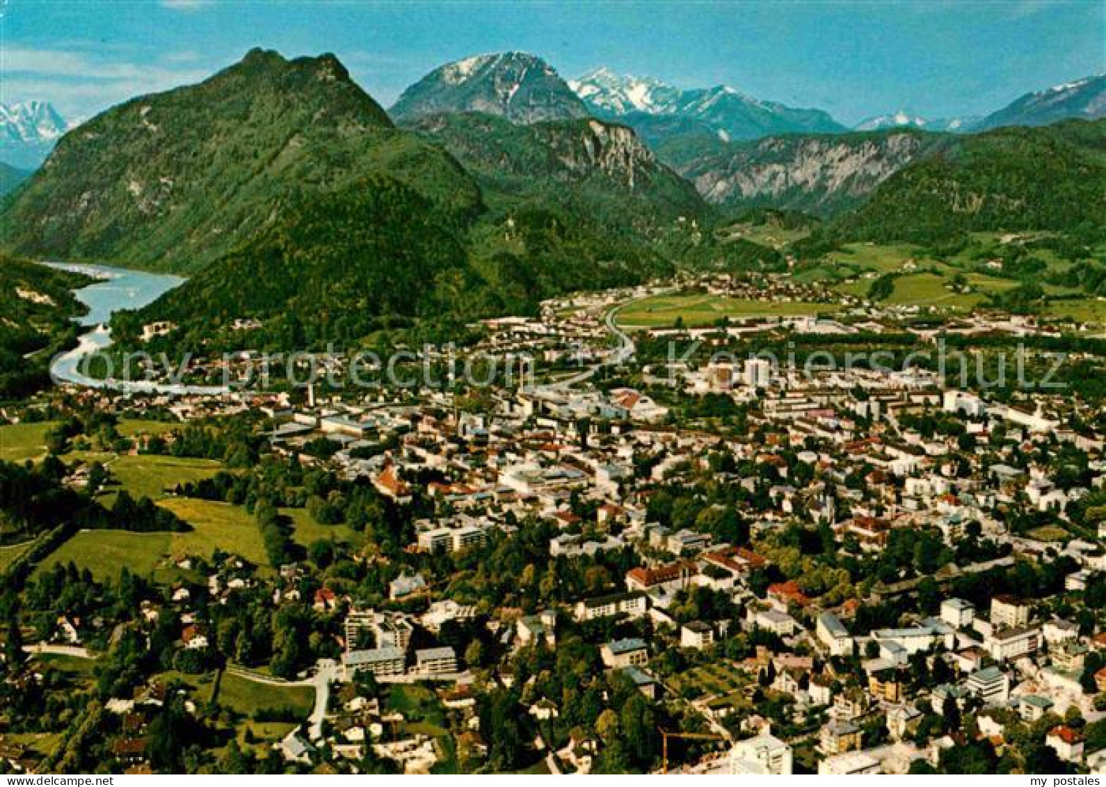 72831766 Bad Reichenhall Mit Saalachsee Alpenpanorama Fliegeraufnahme Bad Reiche - Bad Reichenhall