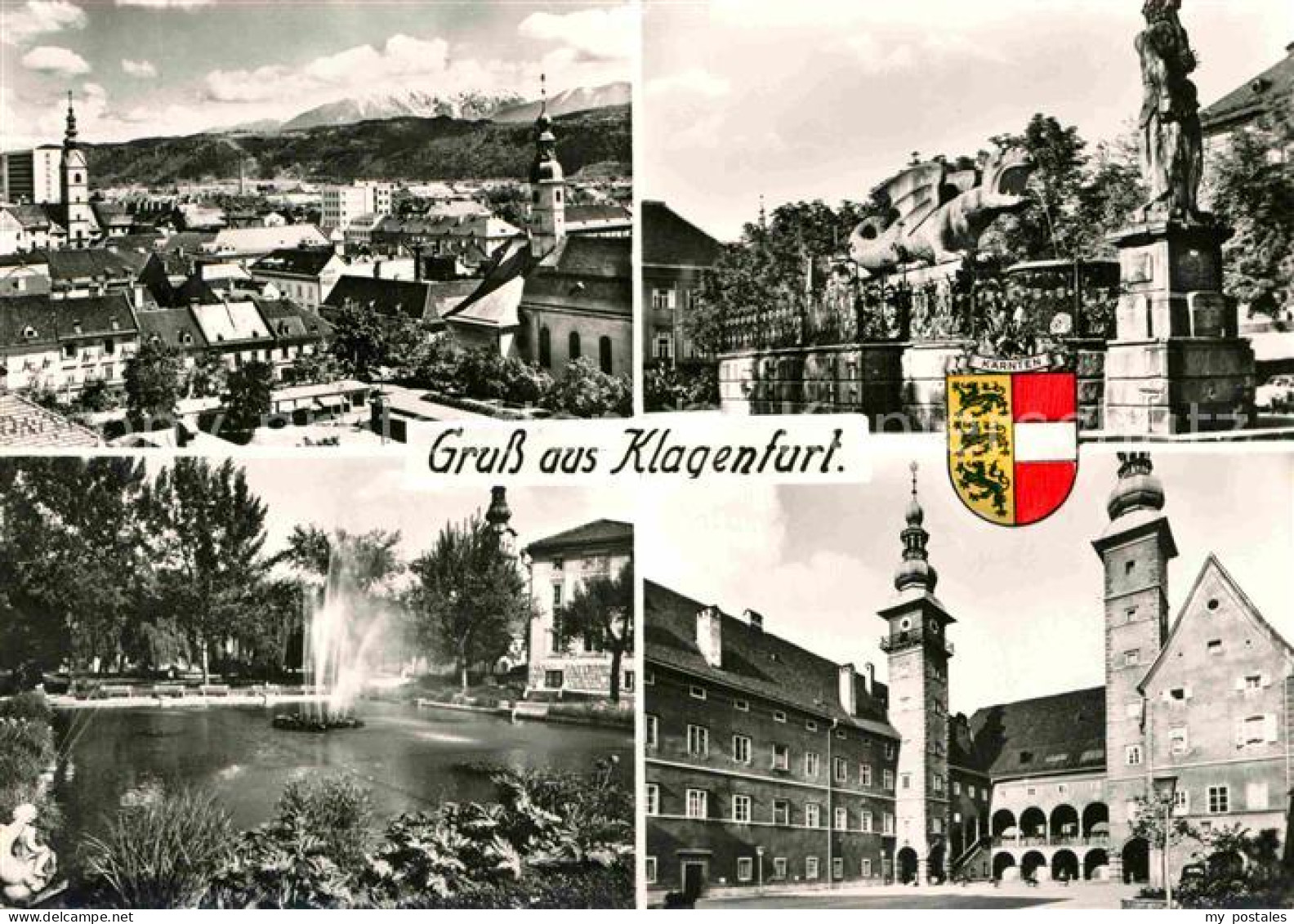 72831738 Klagenfurt Woerthersee Rathaus Denkmal Panoraa Klagenfurt - Sonstige & Ohne Zuordnung