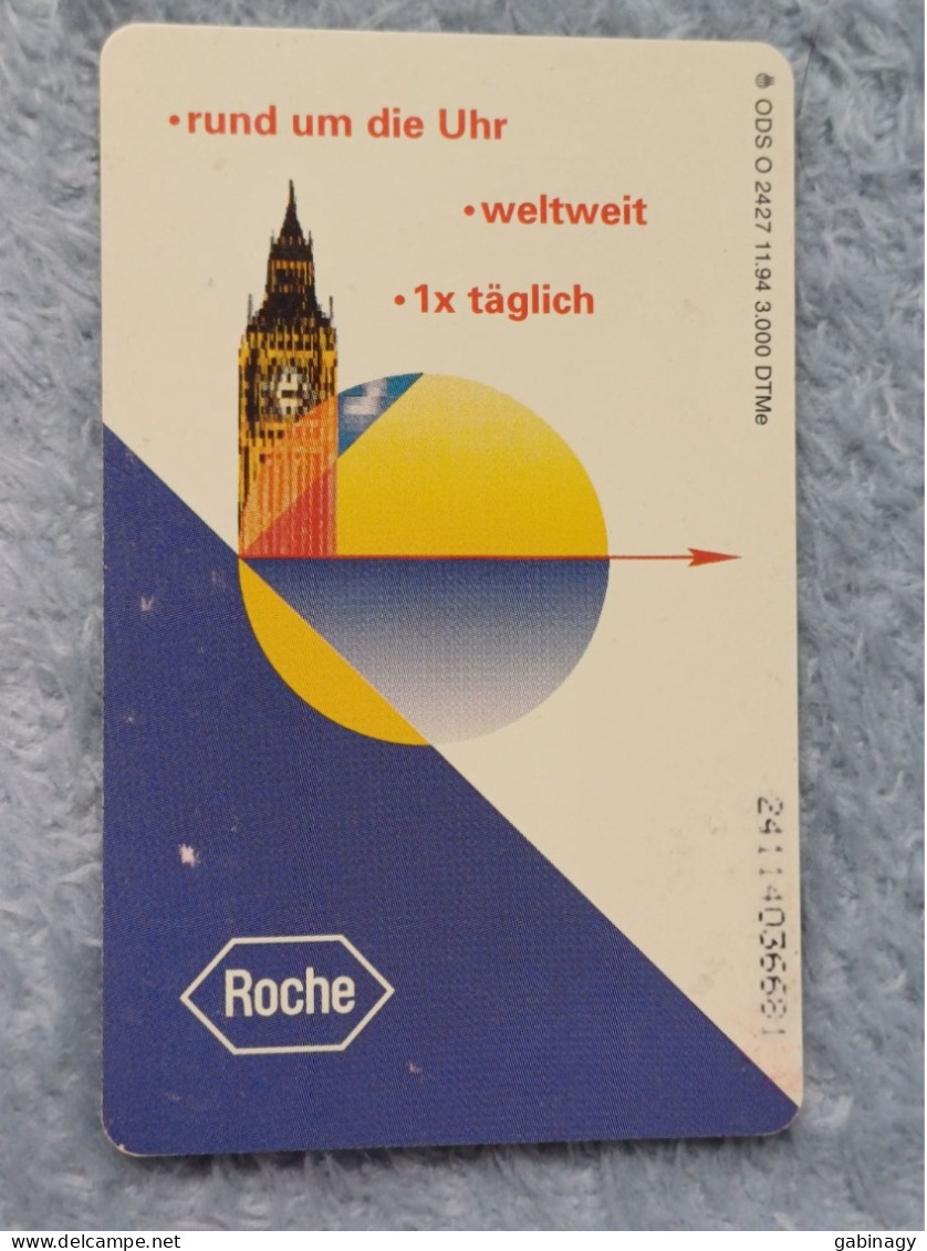 GERMANY-1164 - O 2427 - Roche Pharma (Big Ben) - Tower - 3.000ex. - O-Series : Séries Client