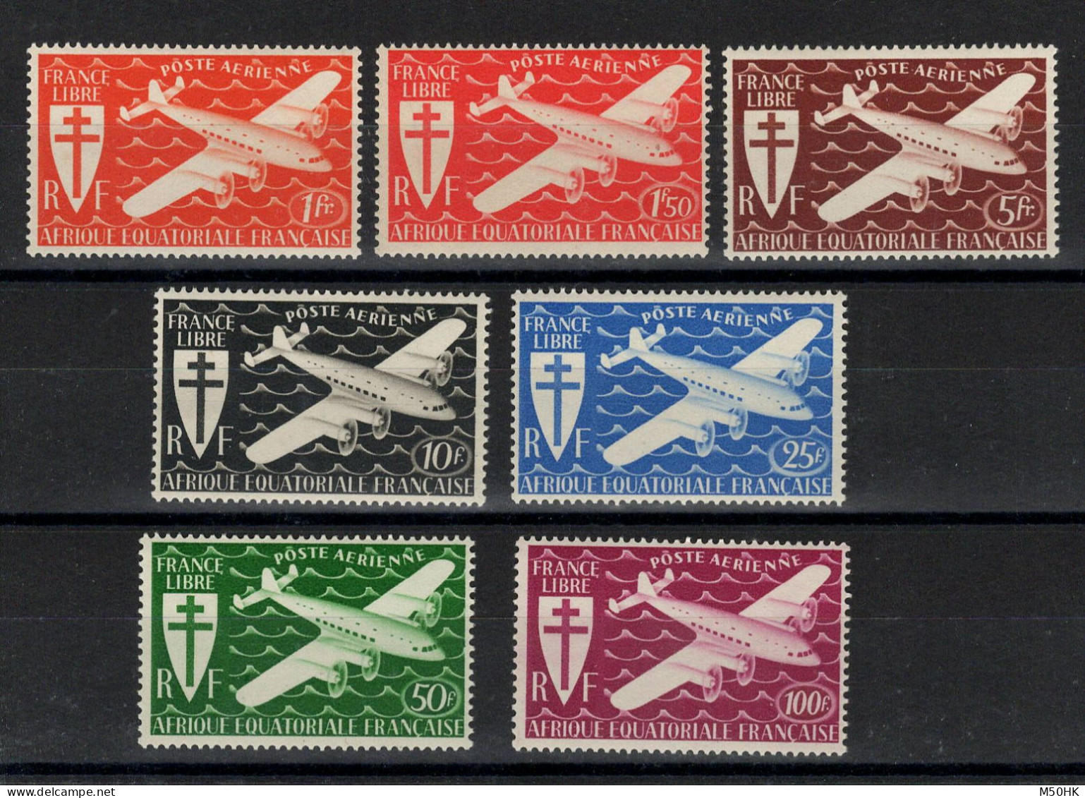 AEF - YV PA 22 à 28 N** MNH Luxe Complète , Série De Londres , Cote 17 Euros - Unused Stamps