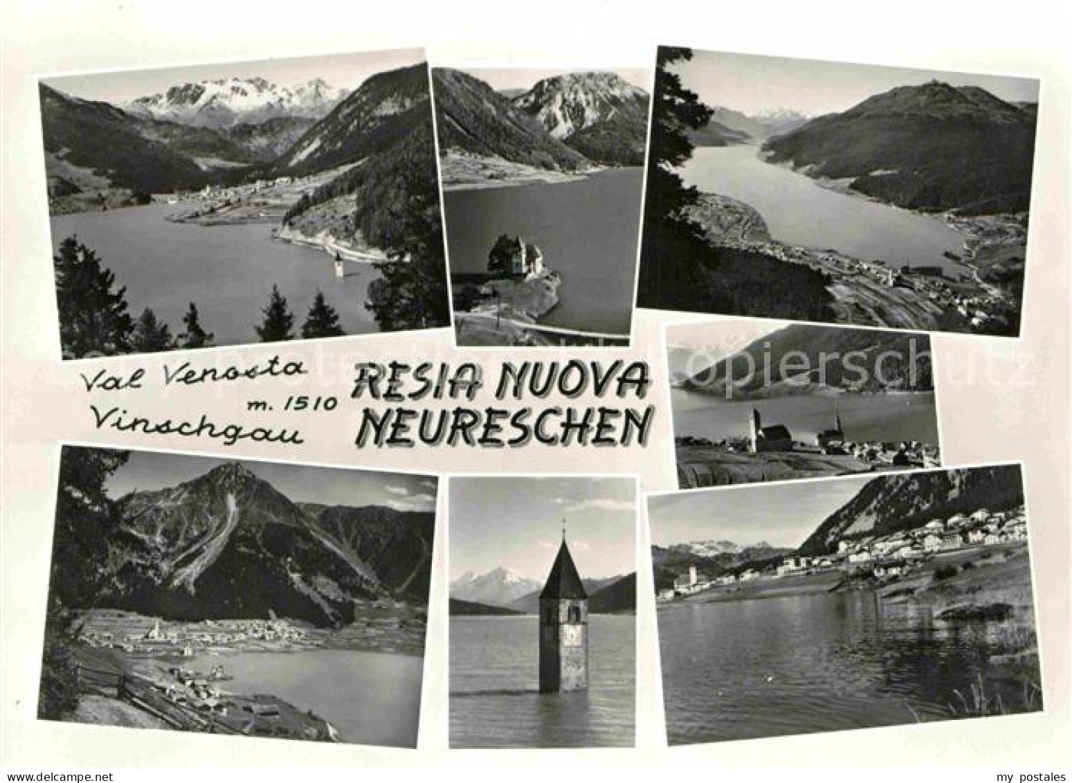 72831655 Resia Nuova Neureschen Val Venosta Reschenpass Stausee  Resia Nuova Neu - Sonstige & Ohne Zuordnung