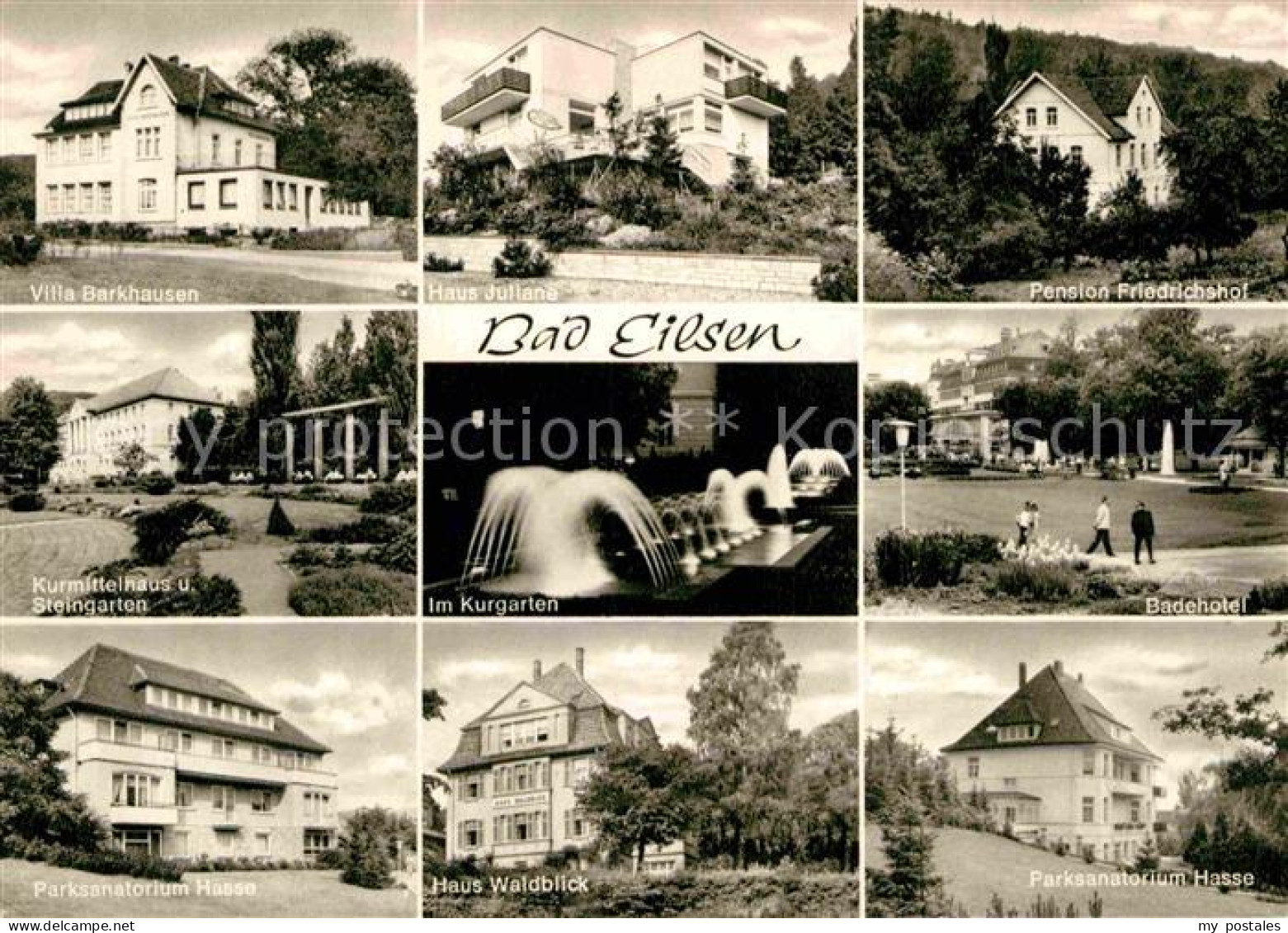 72831635 Bad Eilsen Villa Barkhausen Haus Juliane Pension Friedrichshof Kurgarte - Sonstige & Ohne Zuordnung