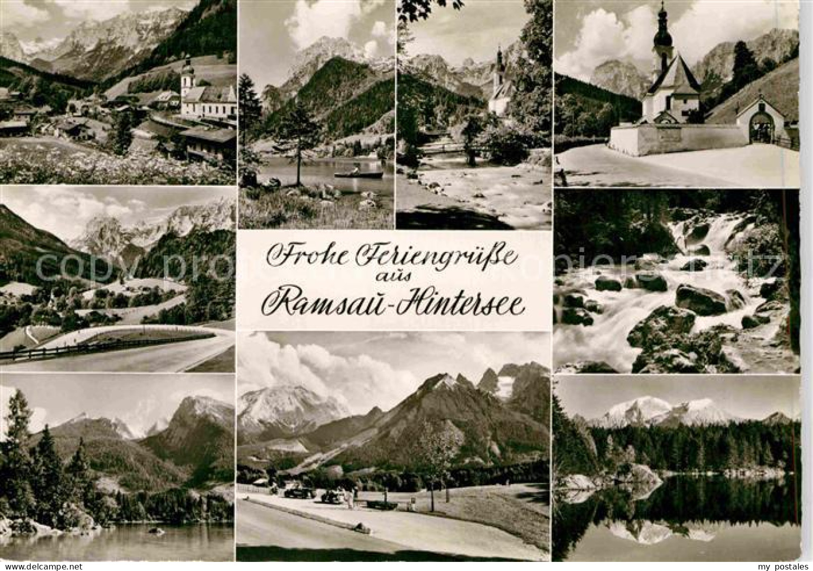 72831577 Hintersee Berchtesgaden Ramsau Kirche Panoramen Hintersee Berchtesgaden - Berchtesgaden