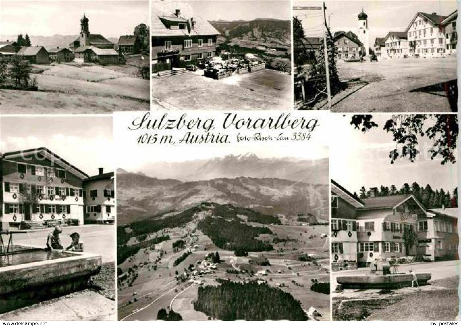 72831569 Sulzberg Vorarlberg Panoramen Brunnen Kirche Sulzberg - Sonstige & Ohne Zuordnung