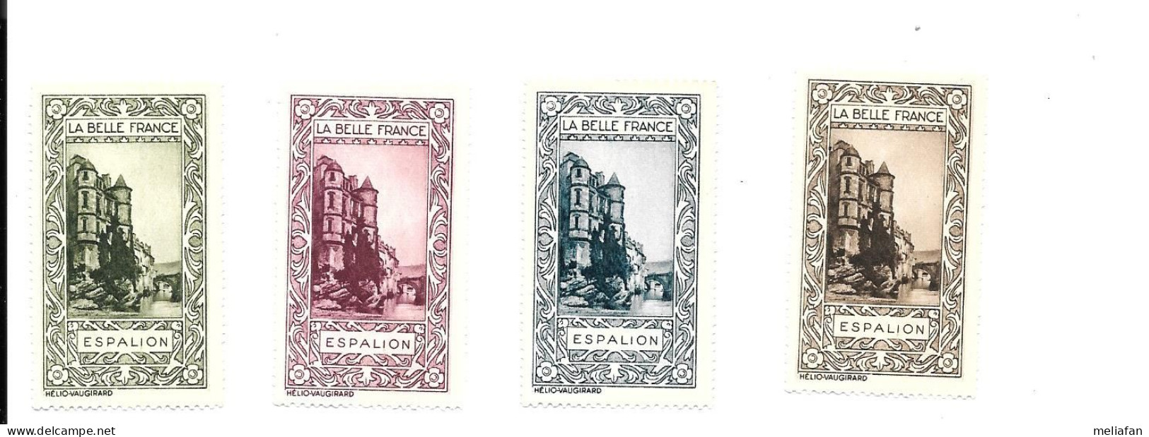 GF2172 - VIGNETTES BELLE FRANCE IMPRIMERIE VAUGIRARD - ESPALION - Tourism (Labels)