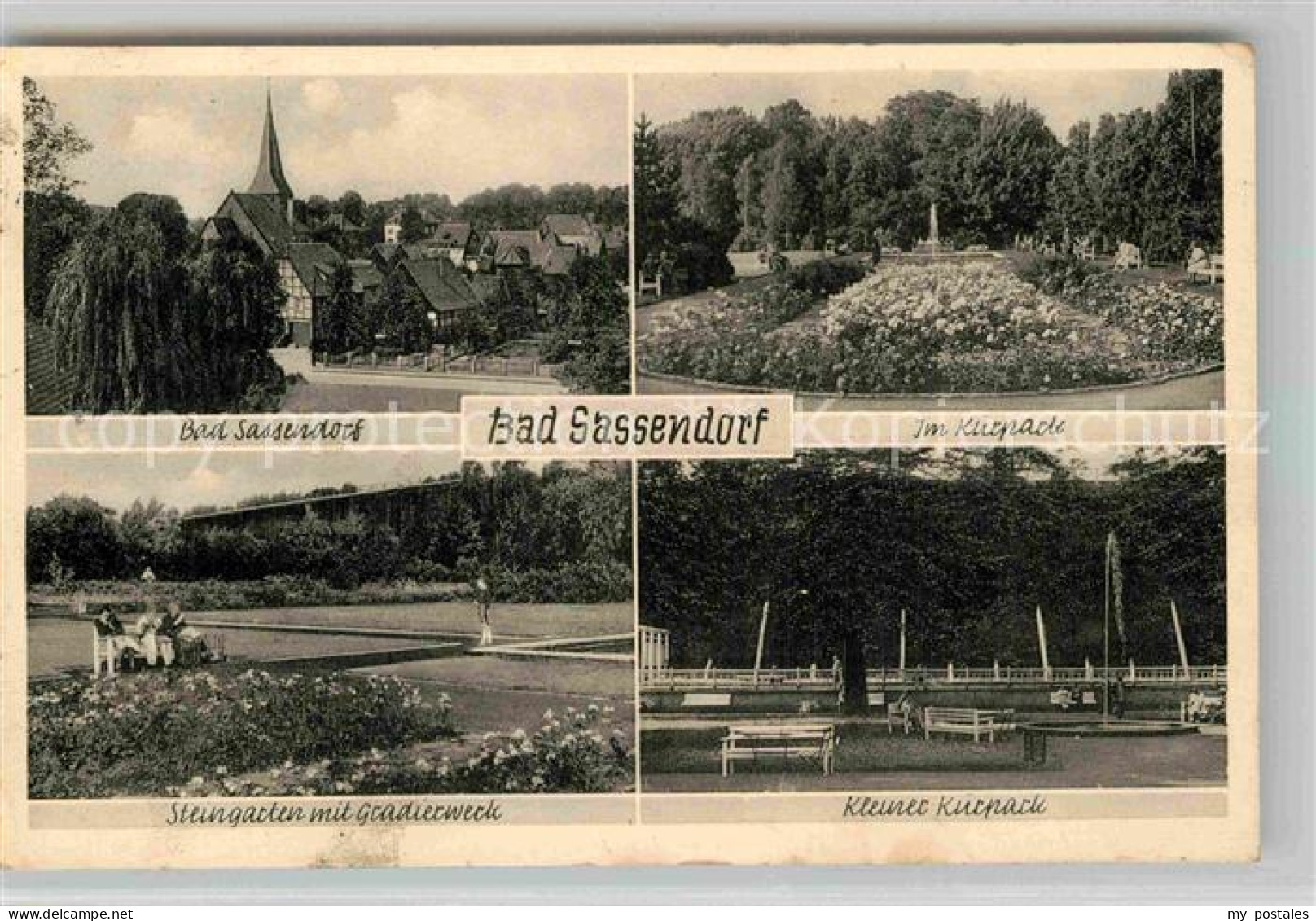 72831551 Bad Sassendorf Kurpark Steingarten  Bad Sassendorf - Bad Sassendorf