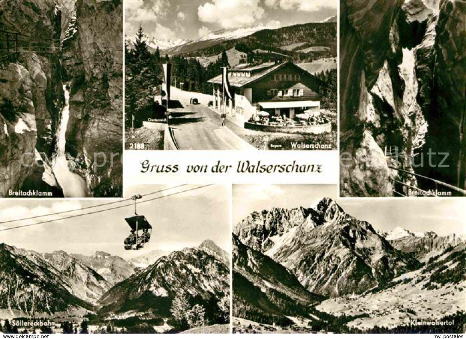 72831546 Walserschanz Kleinwalsertal Breitachklamm Kleinwalsertal Soellereckbahn - Autres & Non Classés