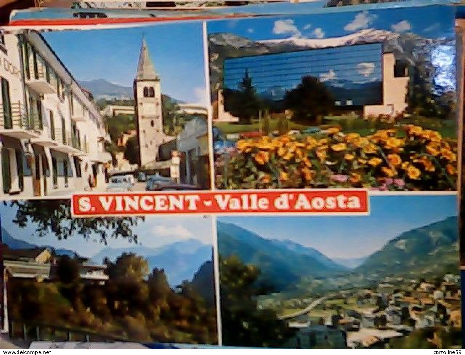 6 CARD Cards Val D'Aosta:S SAN VINCENT CASINO VEDUTE   VBN1961< JV6515 - Autres & Non Classés