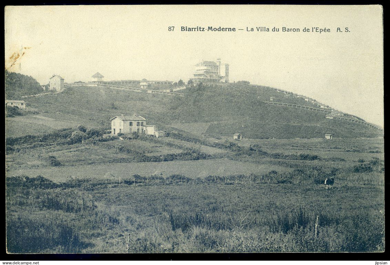 Cpa Du 64  Biarritz Moderne -- La Villa Du Baron De L' épée   STEP199 - Biarritz