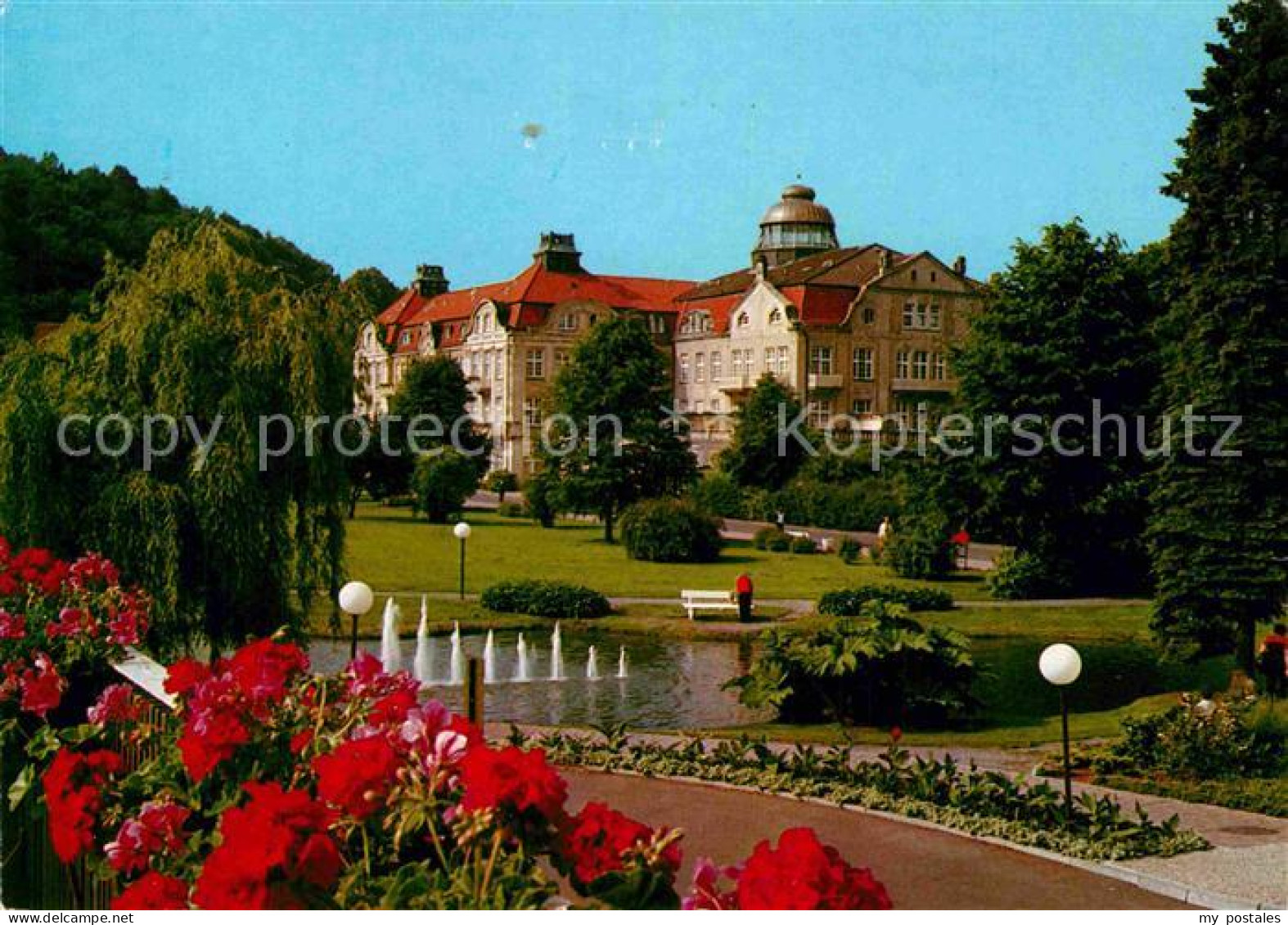 72830611 Bad Salzschlirf Kurhotel Badehof Park Wasserspiele Bad Salzschlirf - Andere & Zonder Classificatie