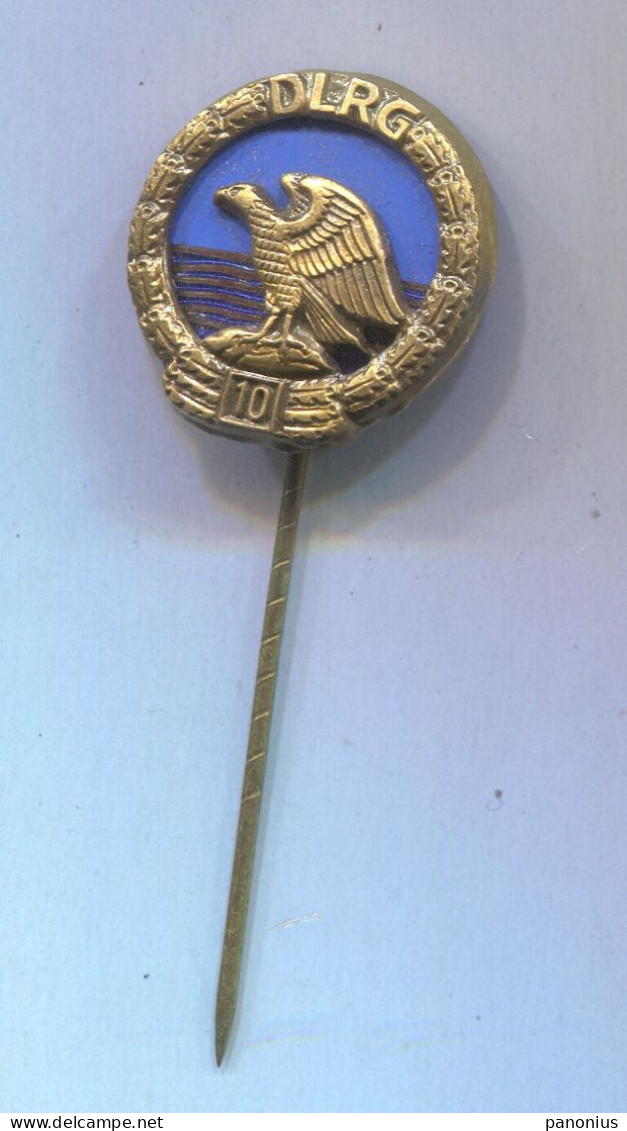 DLRG German Life Saving Association, Vintage Pin Badge Abzeichen, Enamel - Associazioni