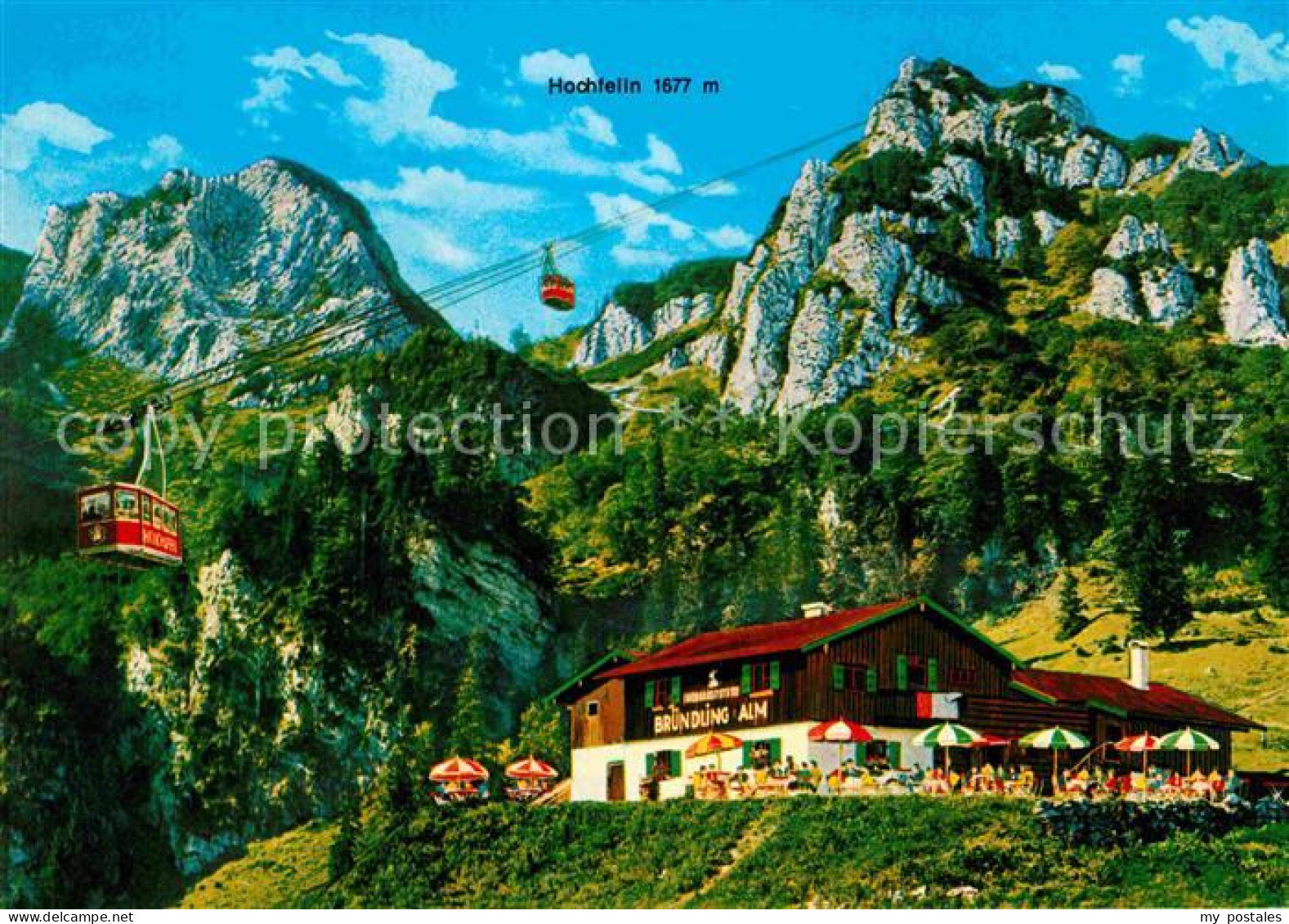 72830600 Hochfelln Bergen Bruendlingalm Hochfellnseilbahn Bayerische Alpen Hochf - Other & Unclassified