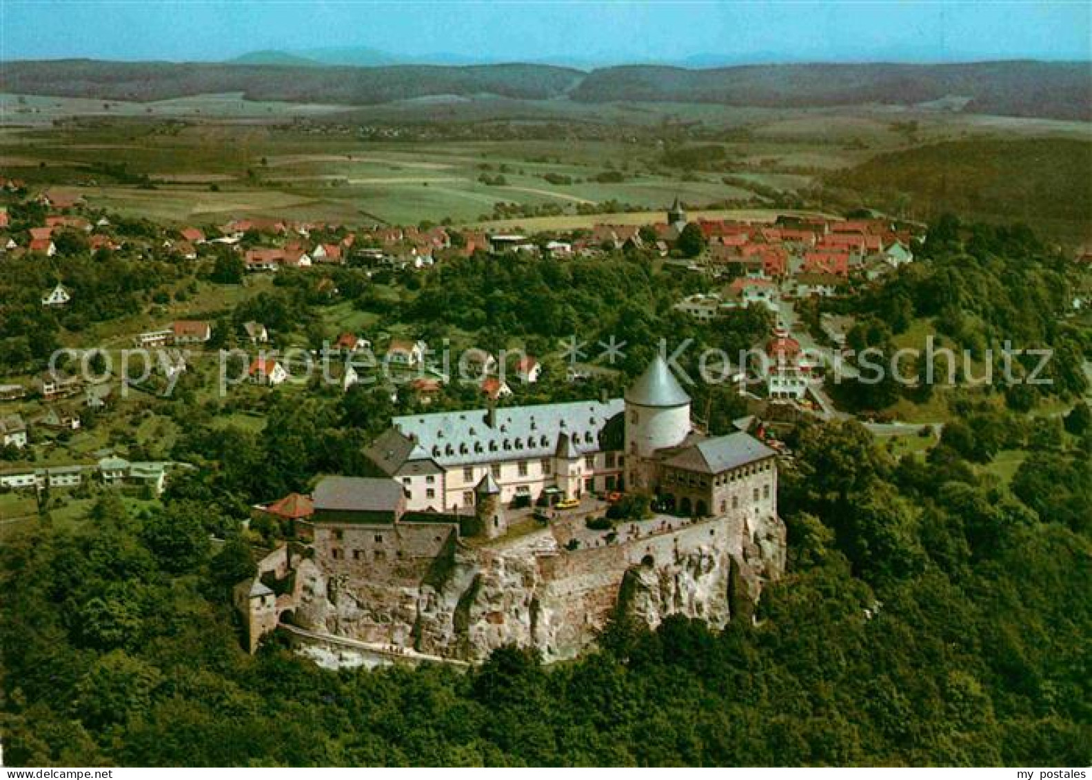 72830586 Waldeck Edersee Schloss An Der Edertalsperre Fliegeraufnahme Edersee - Sonstige & Ohne Zuordnung