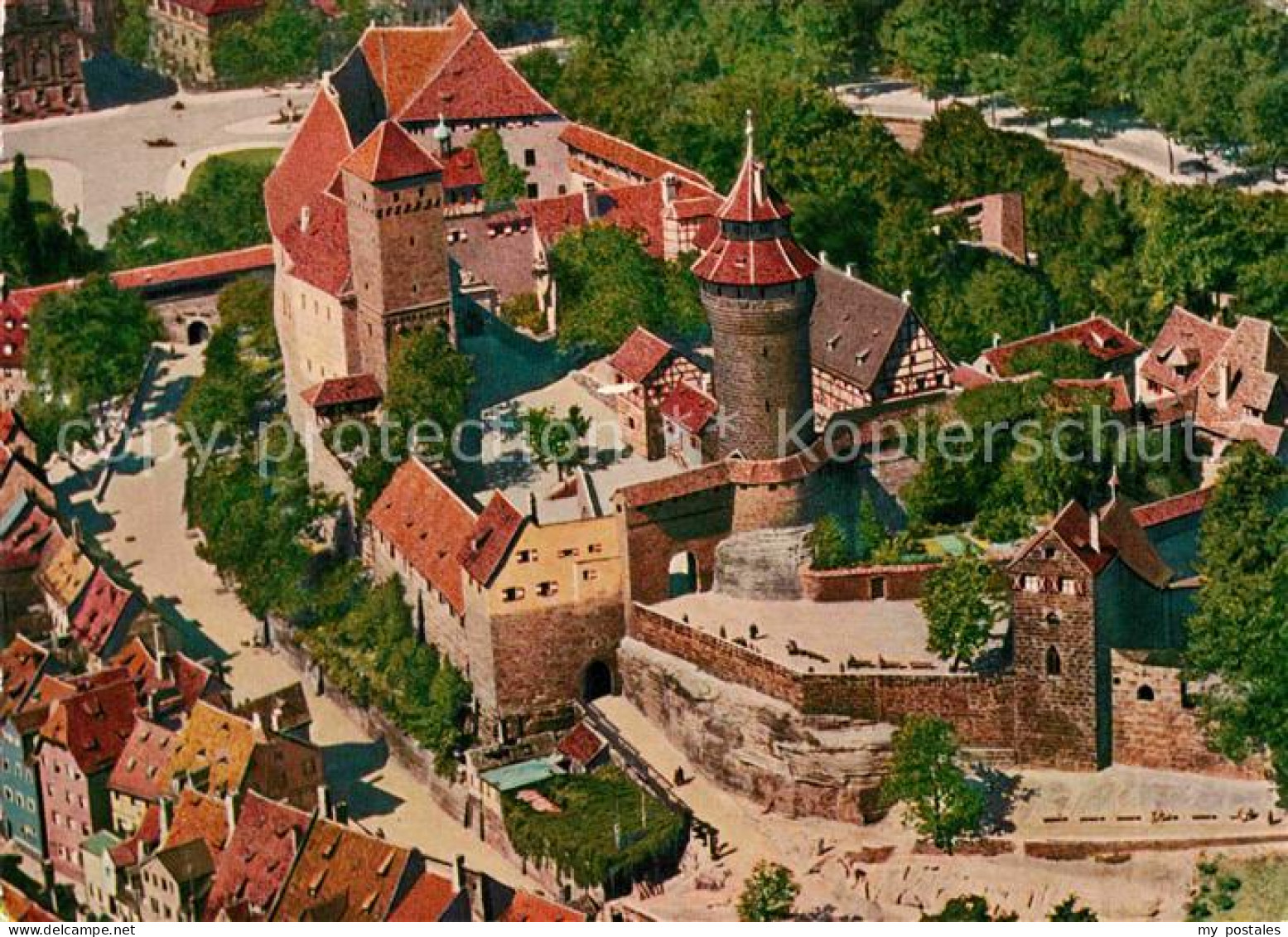 72830580 Nuernberg Burg Erbauer Kaiser Konrad I Altstadt Fliegeraufnahme Nuernbe - Nürnberg