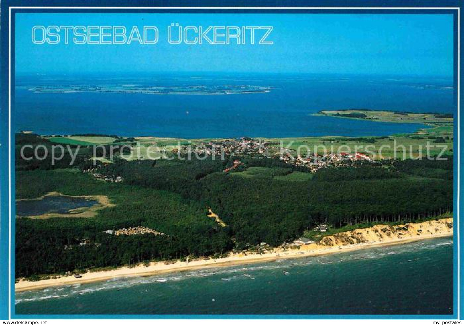 72830570 Ueckeritz Usedom Ostseebad Fliegeraufnahme Ueckeritz - Altri & Non Classificati