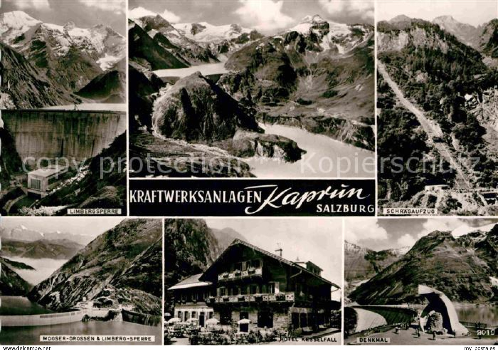 72830500 Kaprun Limbergsperre Schraegaufzug Mooser Hotel Kesselfall Denkmal Kapr - Autres & Non Classés