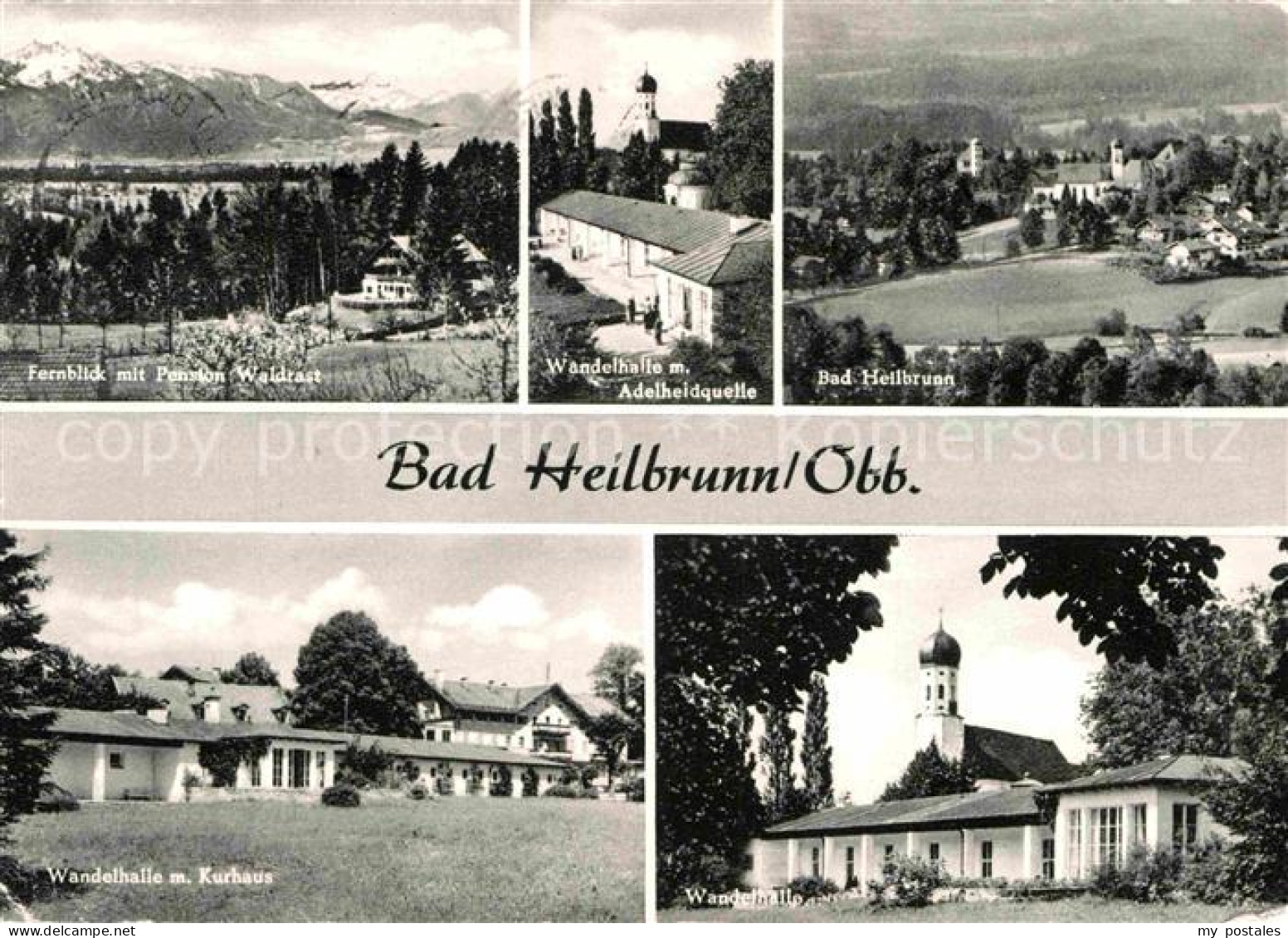 72830492 Bad Heilbrunn Pension Waldrast Wandelhalle Adelheidquelle Kurhaus  Bad  - Other & Unclassified