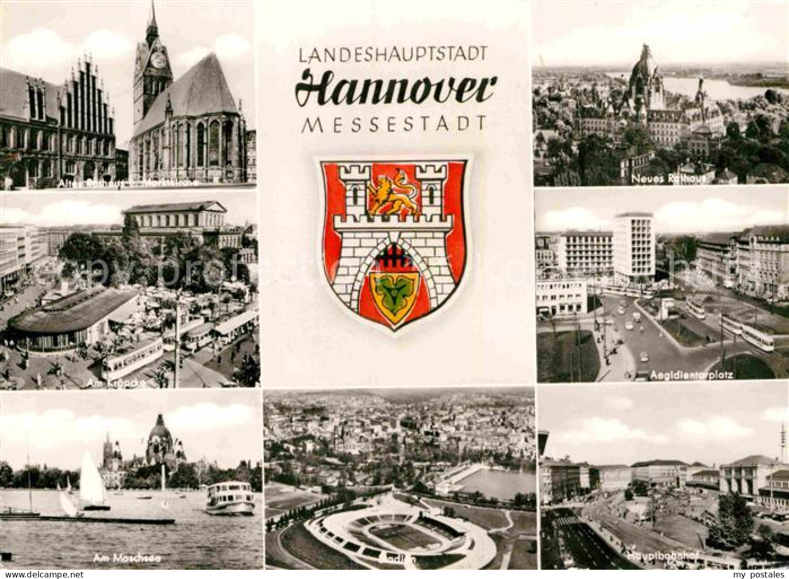 72830482 Hannover Maschsee Stadion Hauptbahnhf Aegidientorplatz Rathaus Hannover - Hannover