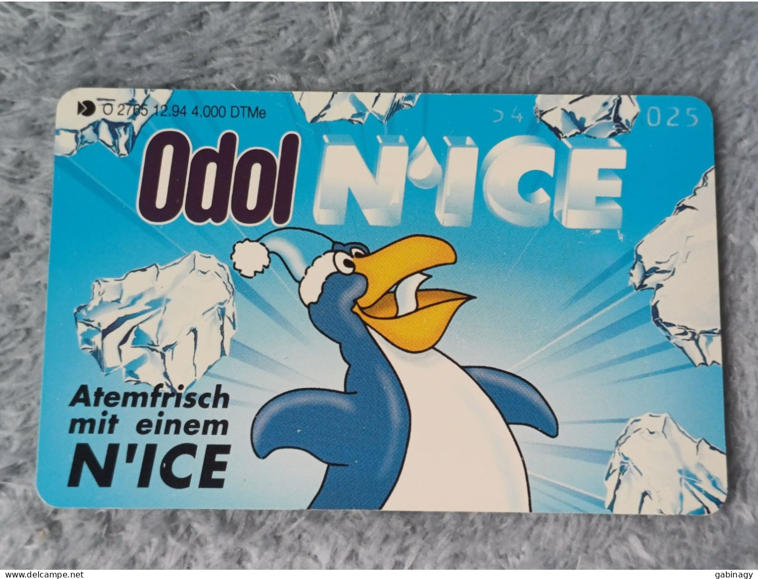 GERMANY-1168 - O 2765 - Odol Nice 3 - Atemfrisch - 4.000ex. - O-Series : Series Clientes Excluidos Servicio De Colección