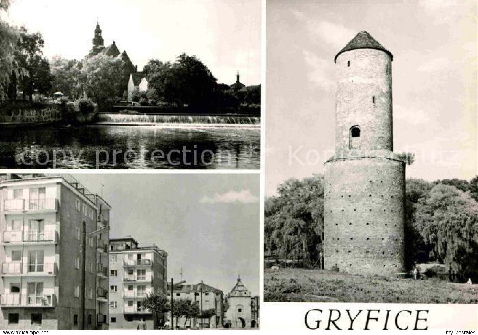 72830445 Gryfice Park Reda Turm Neubausiedlung Gryfice - Pologne