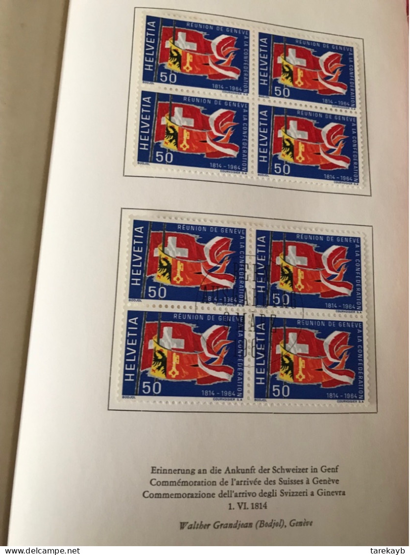 TIMBRES-POSTE DE PROPAGANDE 1964  BERN AUSGABETAG 9 MARZ