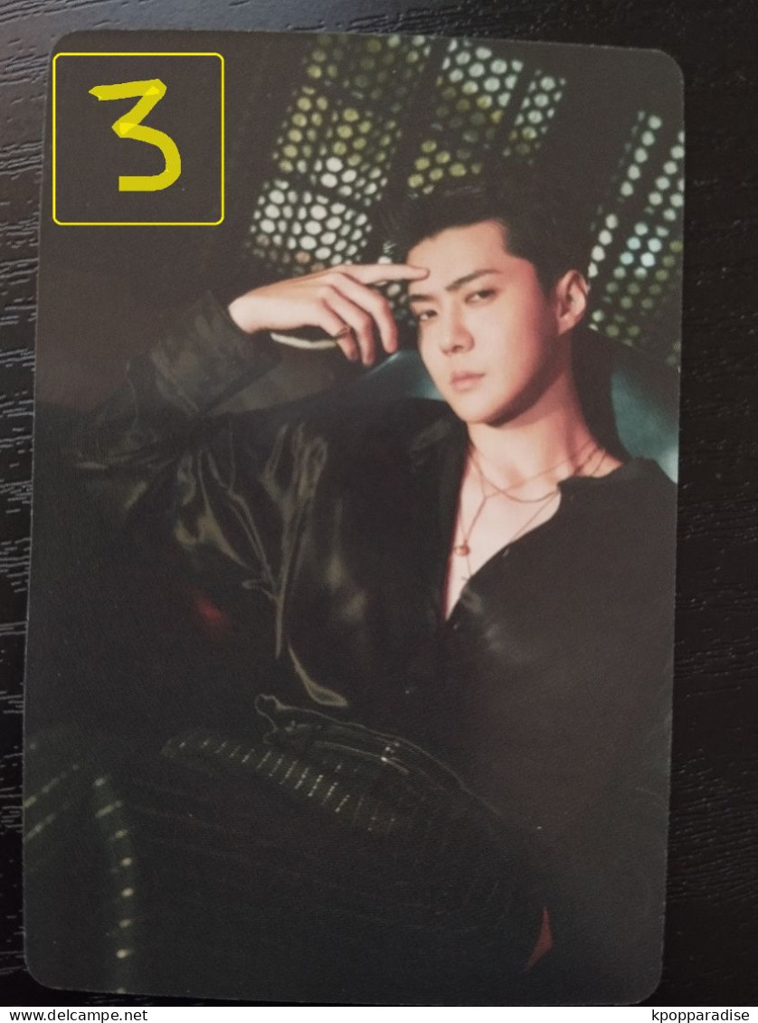 Photocard K POP Au Choix  EXO The 7th Album EXIST Sehun - Other & Unclassified