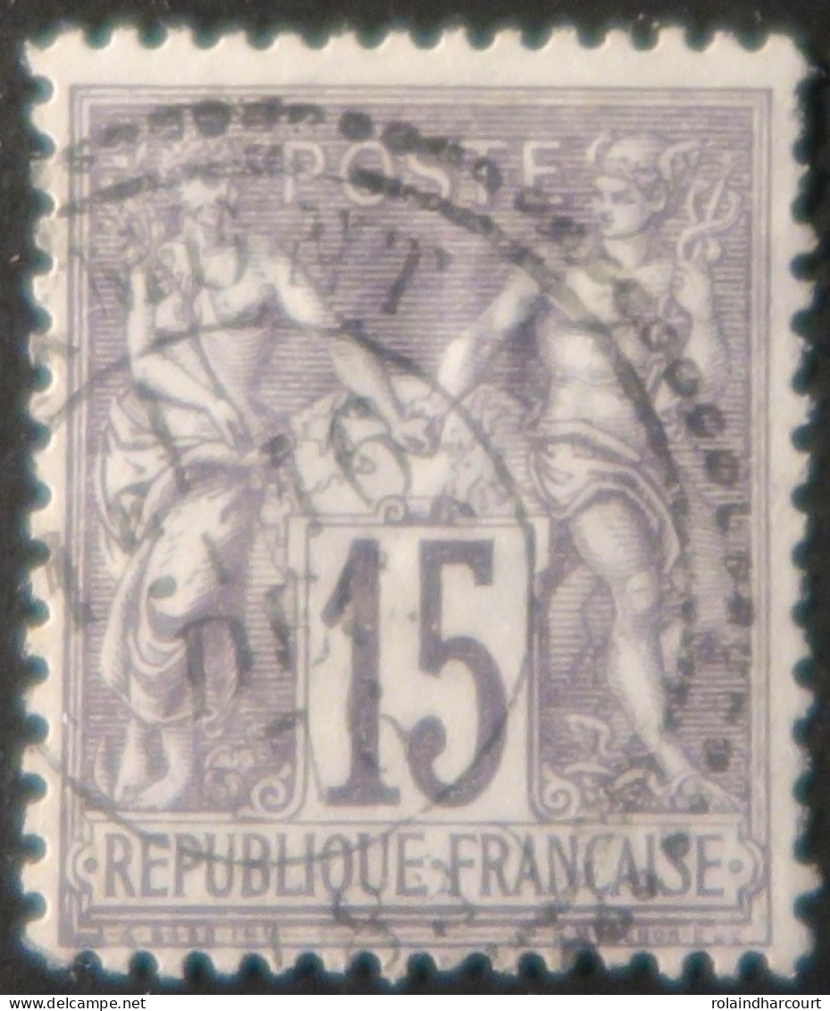 R1311/3154 - FRANCE - SAGE TYPE I N°66 - CàD Perlé De DIXMONT (Yonne) Du 16 DECEMBRE 1876 - 1876-1878 Sage (Tipo I)