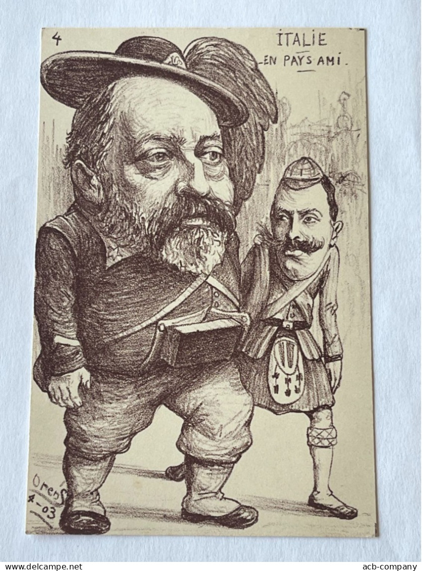 Franc - Maçonnerie . Anti Maçonnique . King Edward VII . Italie En Ami . Orens 1903 - Judaika