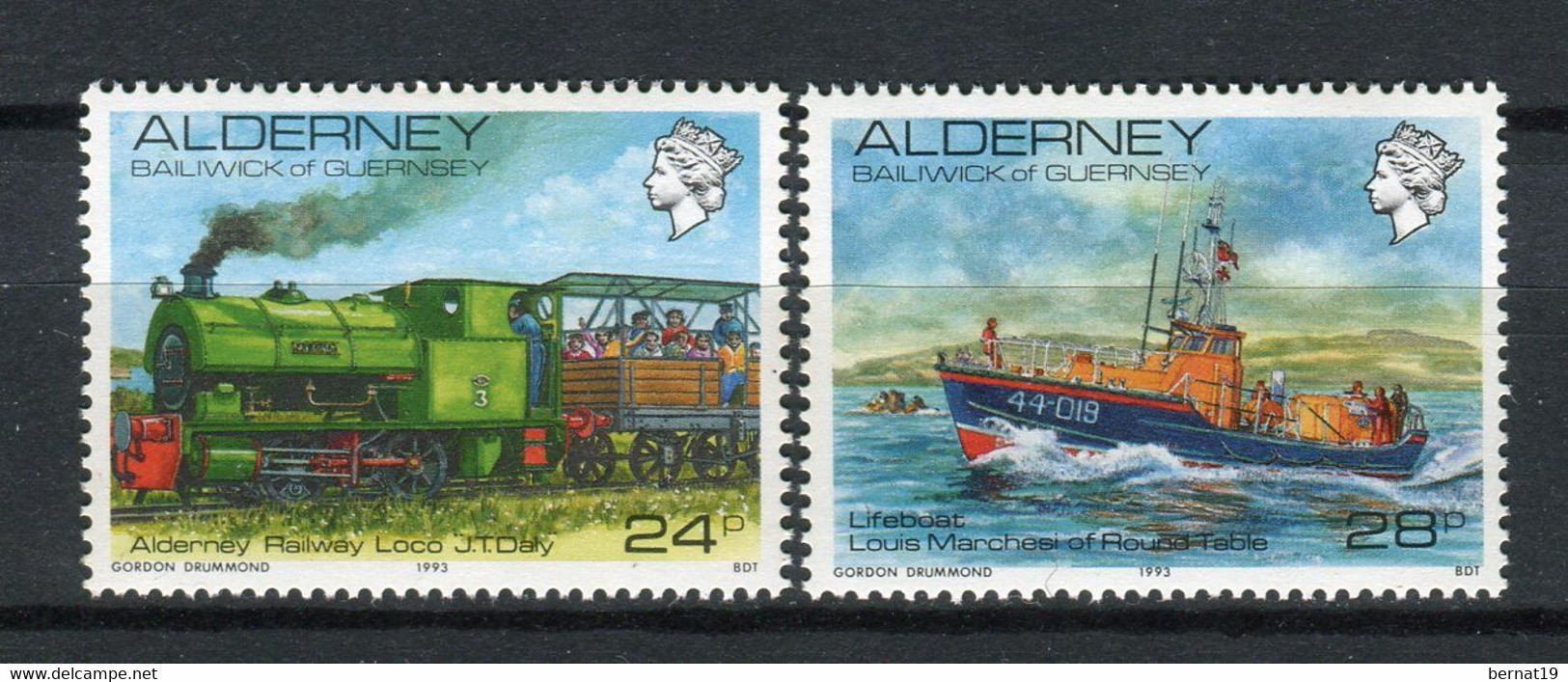 Alderney 1993. Yvert 59-60 ** MNH. - Alderney